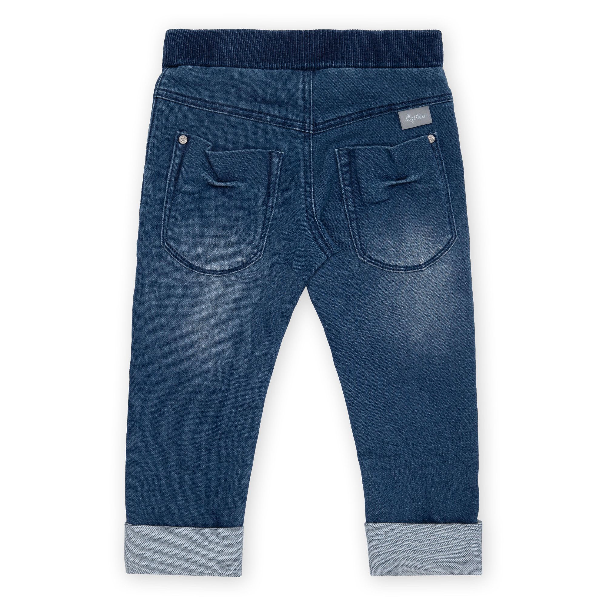 Jeans for children, adjustable, dark blue