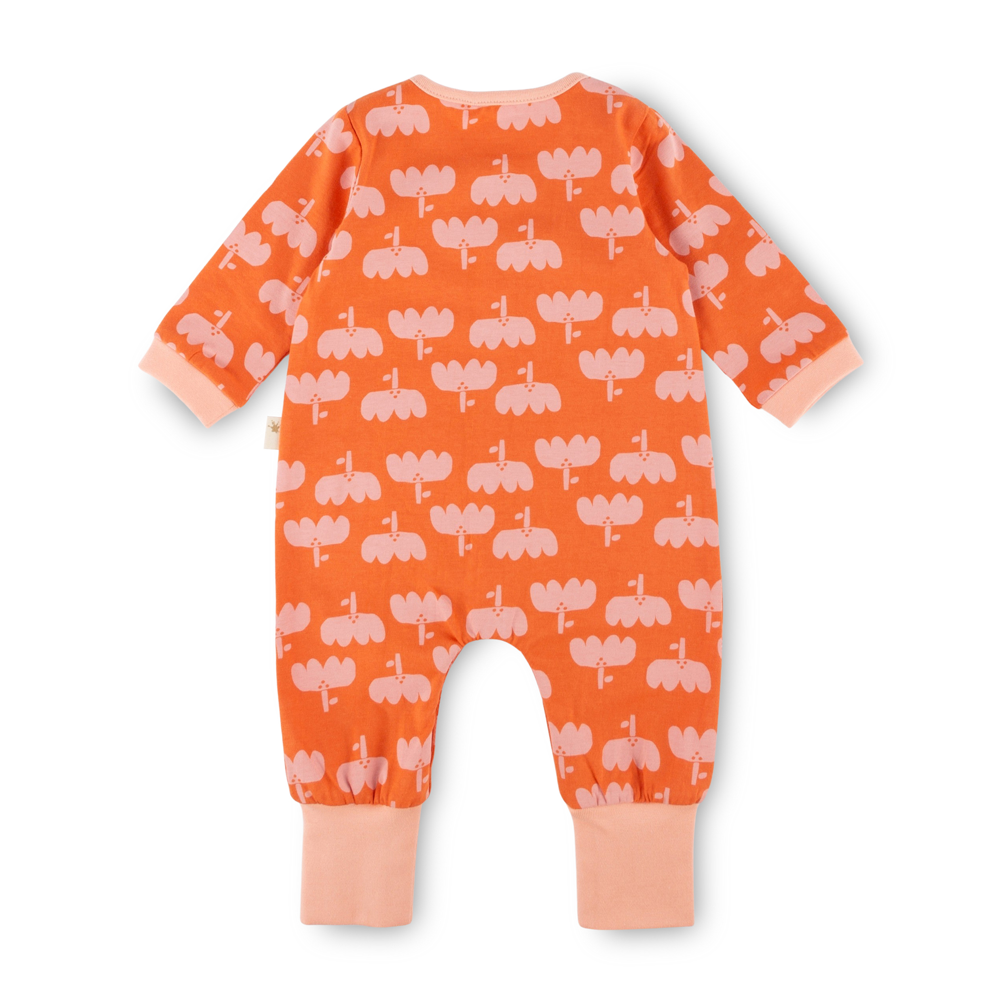 Baby long sleeve romper sleepsuit flower print