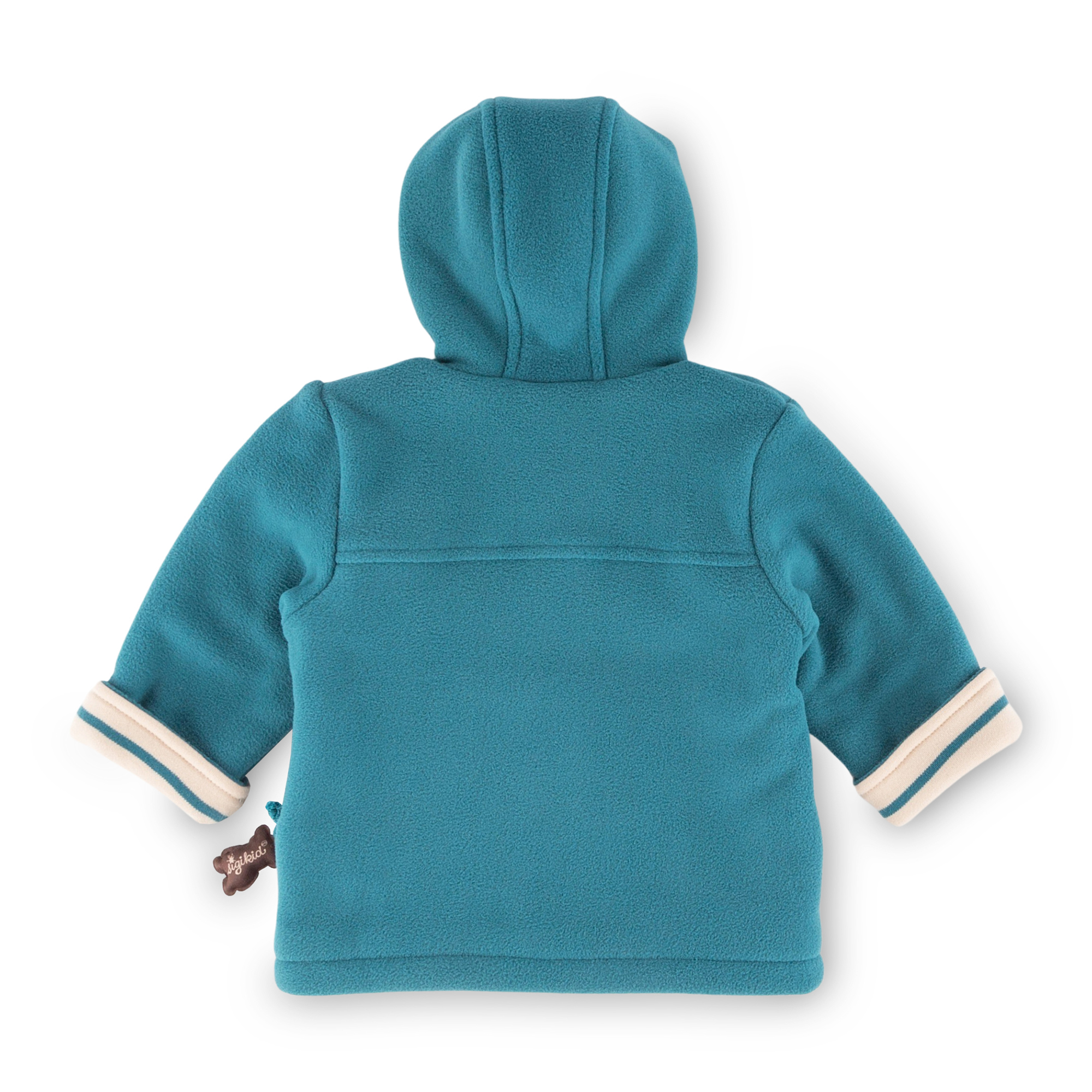 Hooded baby fleece jacket, lined, Winter Animals