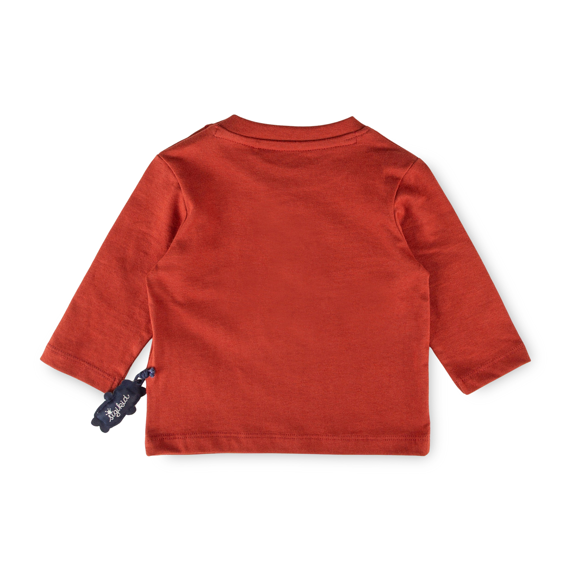 Baby Langarmshirt Bär, rot