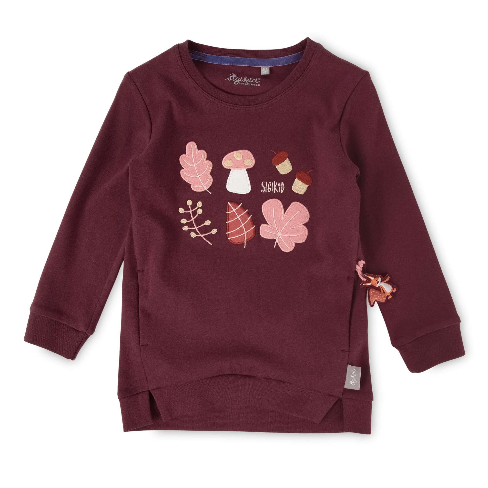 Children's long sleeve tunic Autumn Forest with pockets