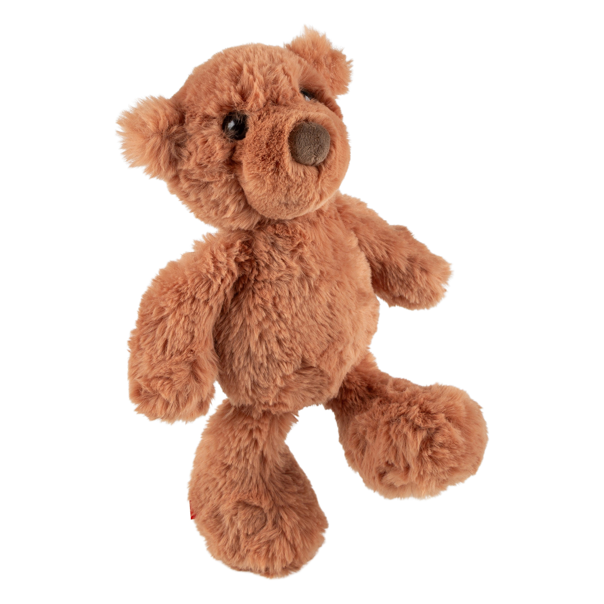 Silky soft plush toy teddy bear, brown