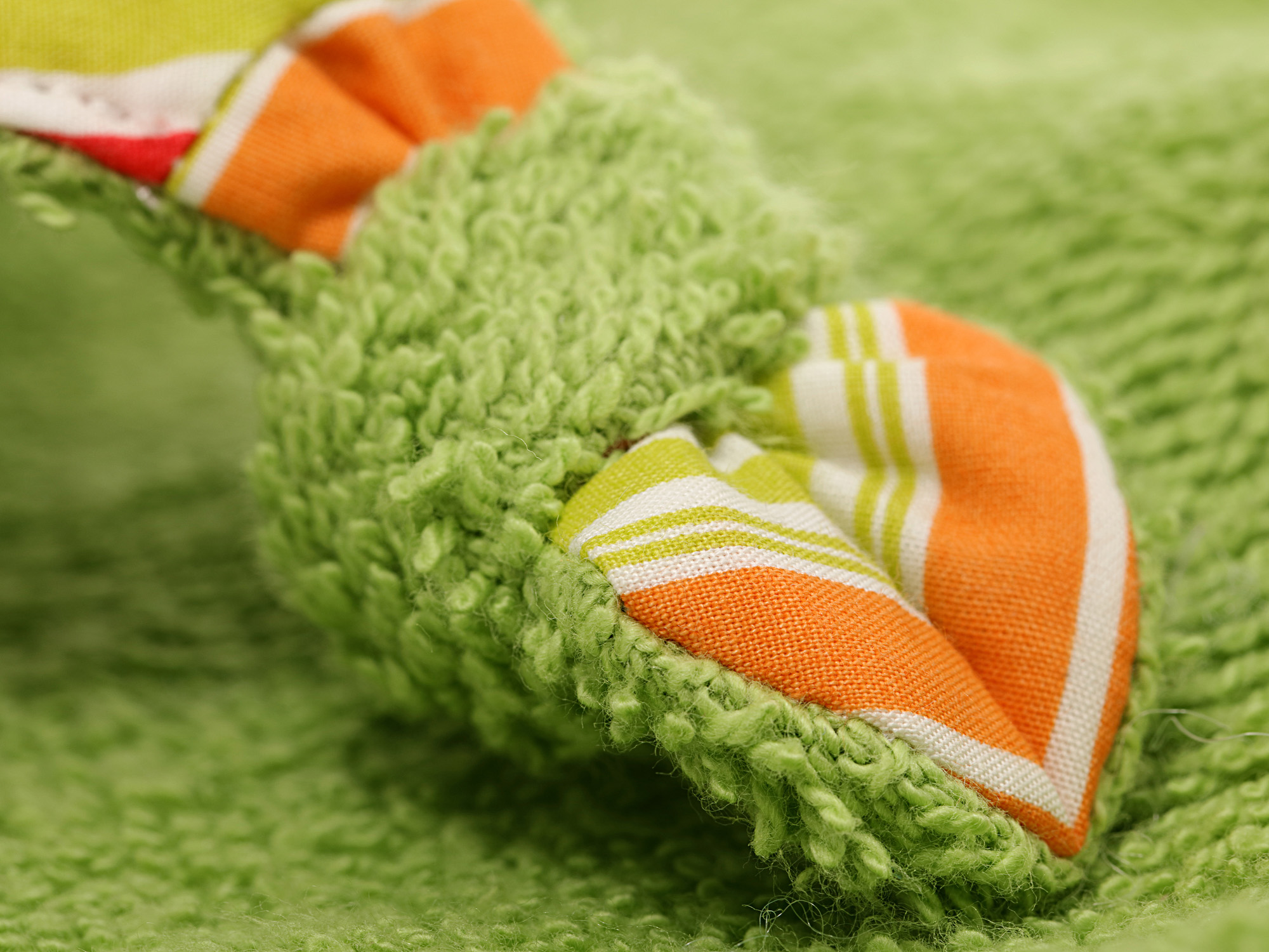Colourful baby blankie "Fortis Frog"