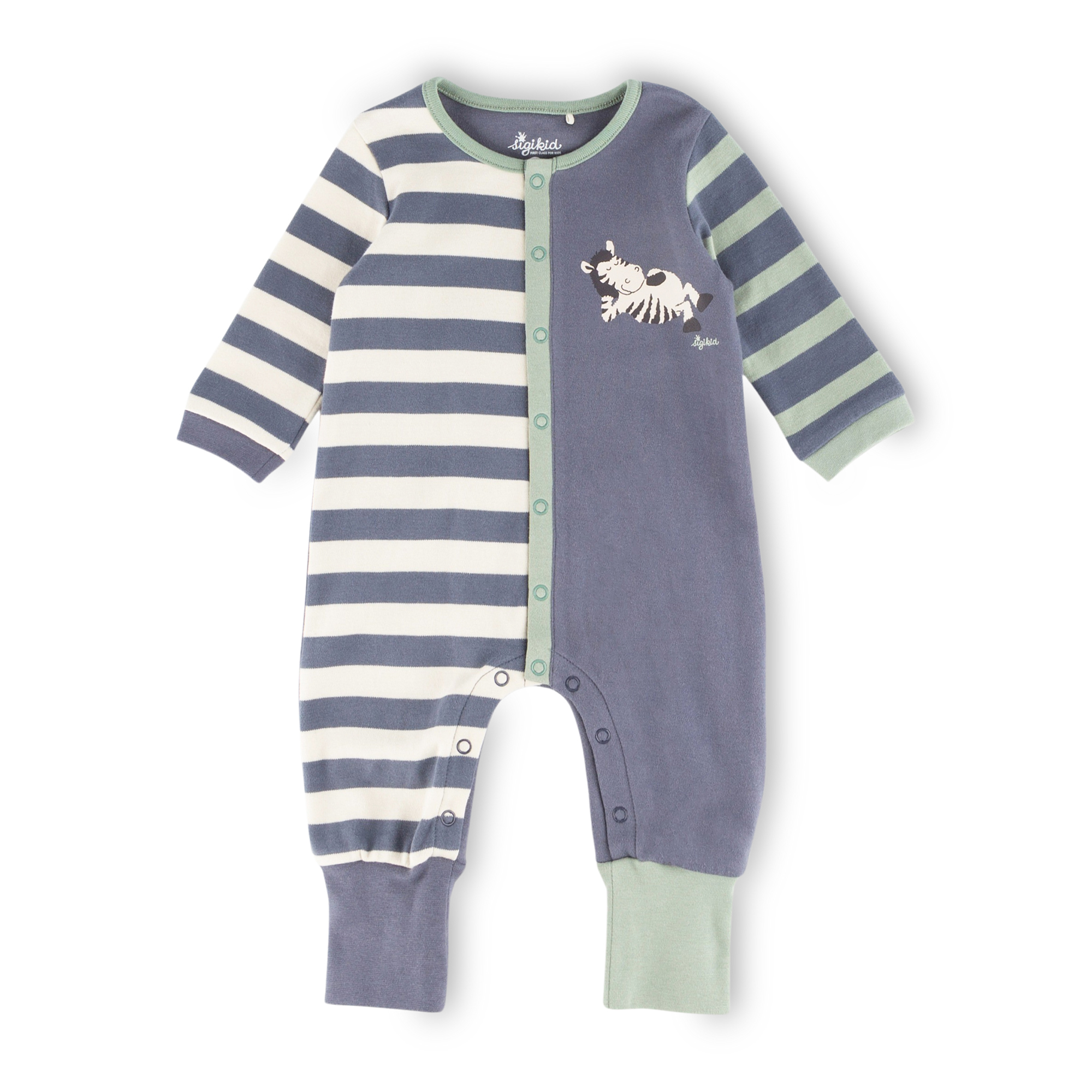Baby sleepsuit overall zebra
