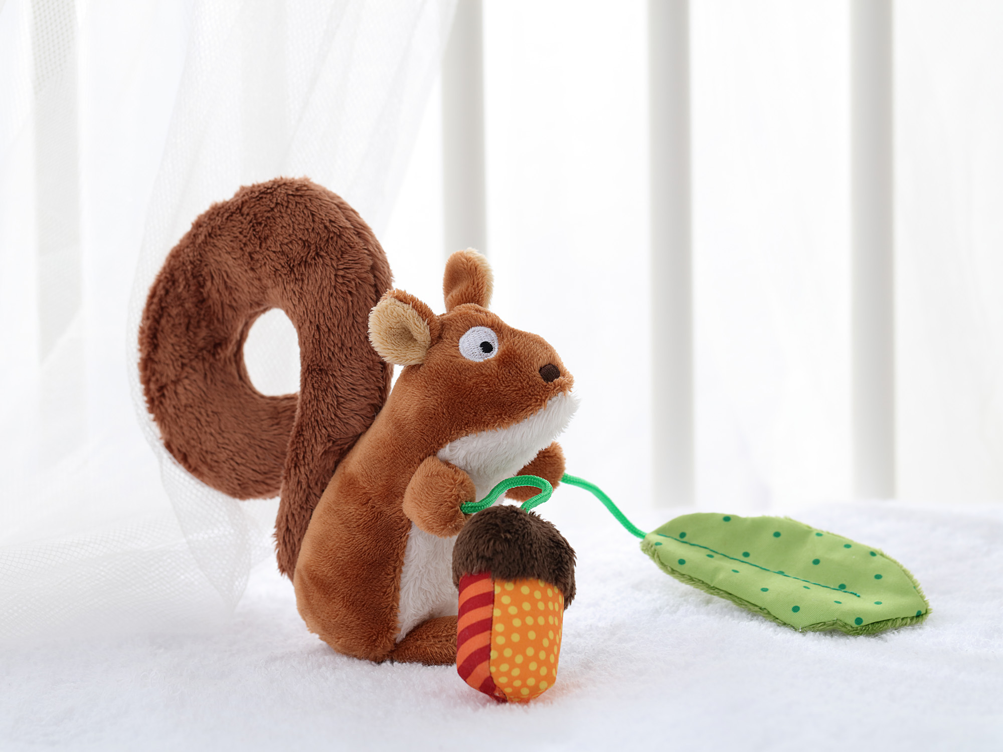 Hanging toy squirrel