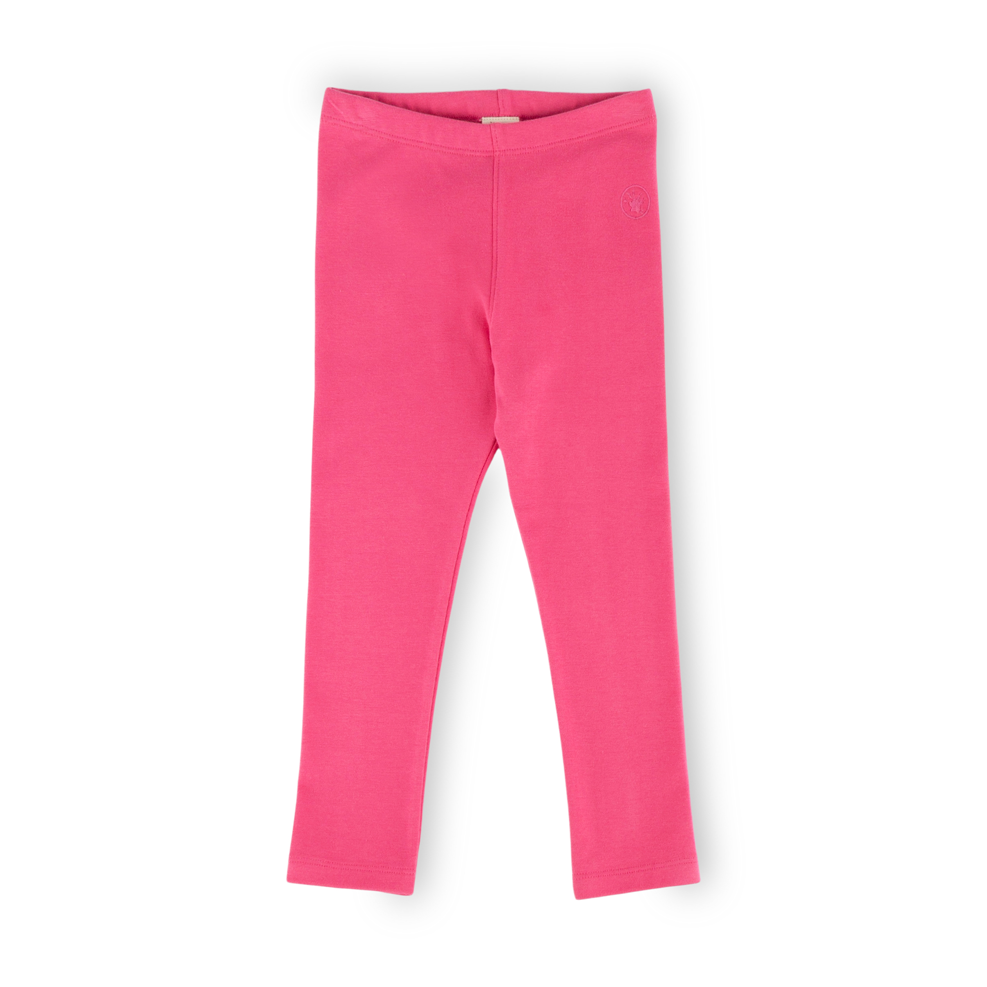 Children's rib knit leggings Crazy Llama, pink