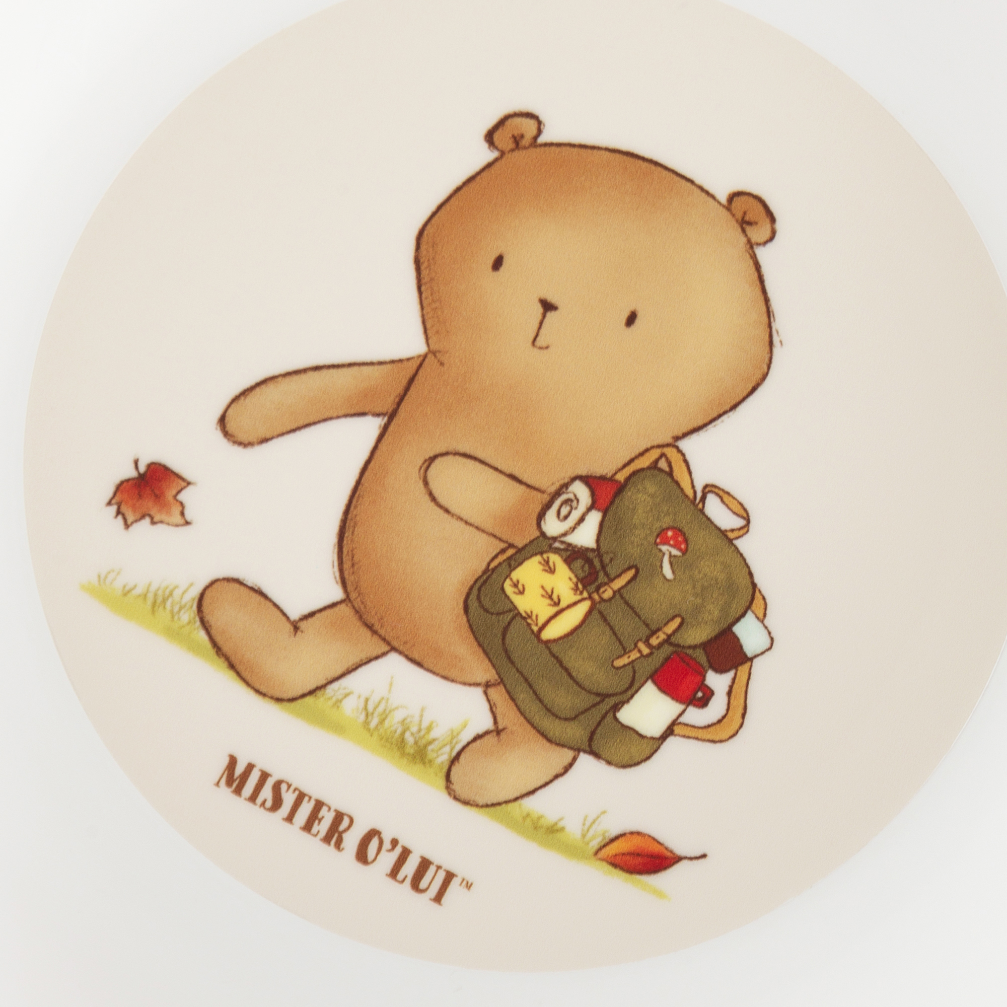Children's bowl beaverbear Mister O'Lui & Rupert, rPET Children's bowl beaverbear Mister O'Lui & Rupert, rPET