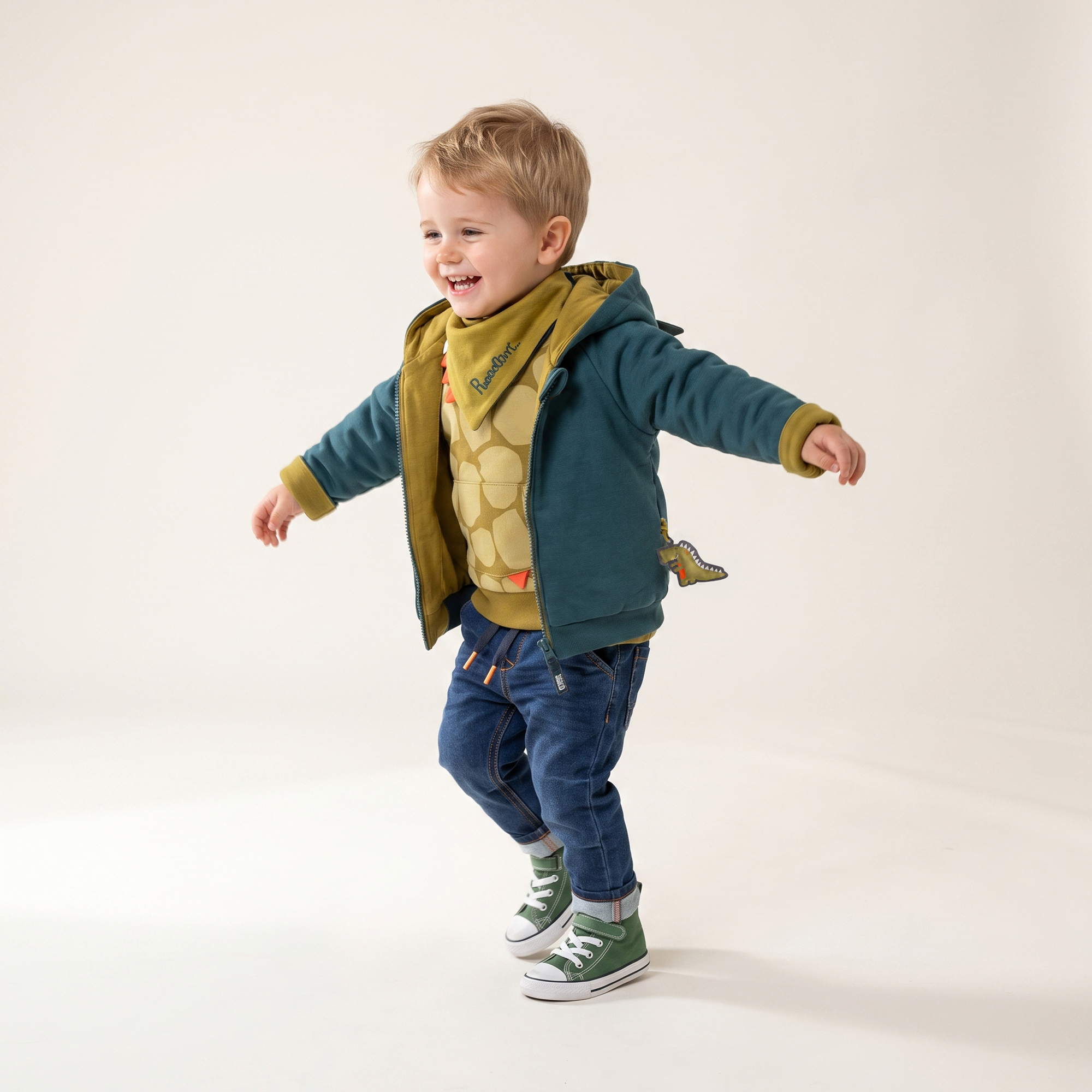 Baby Wendehalstuch Dino Fun