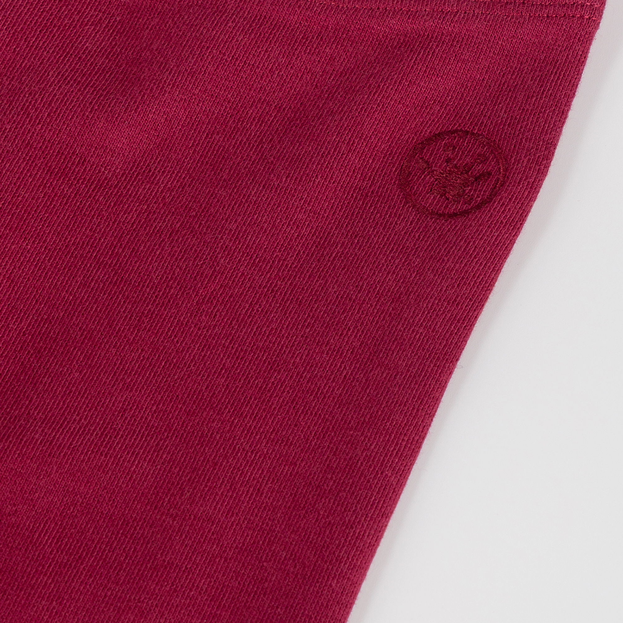 Children's rib knit leggings, dark red