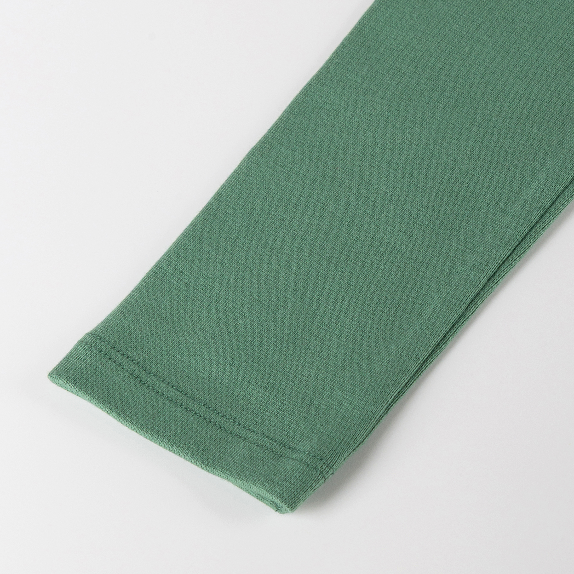 Children's rib knit leggings, pastel green