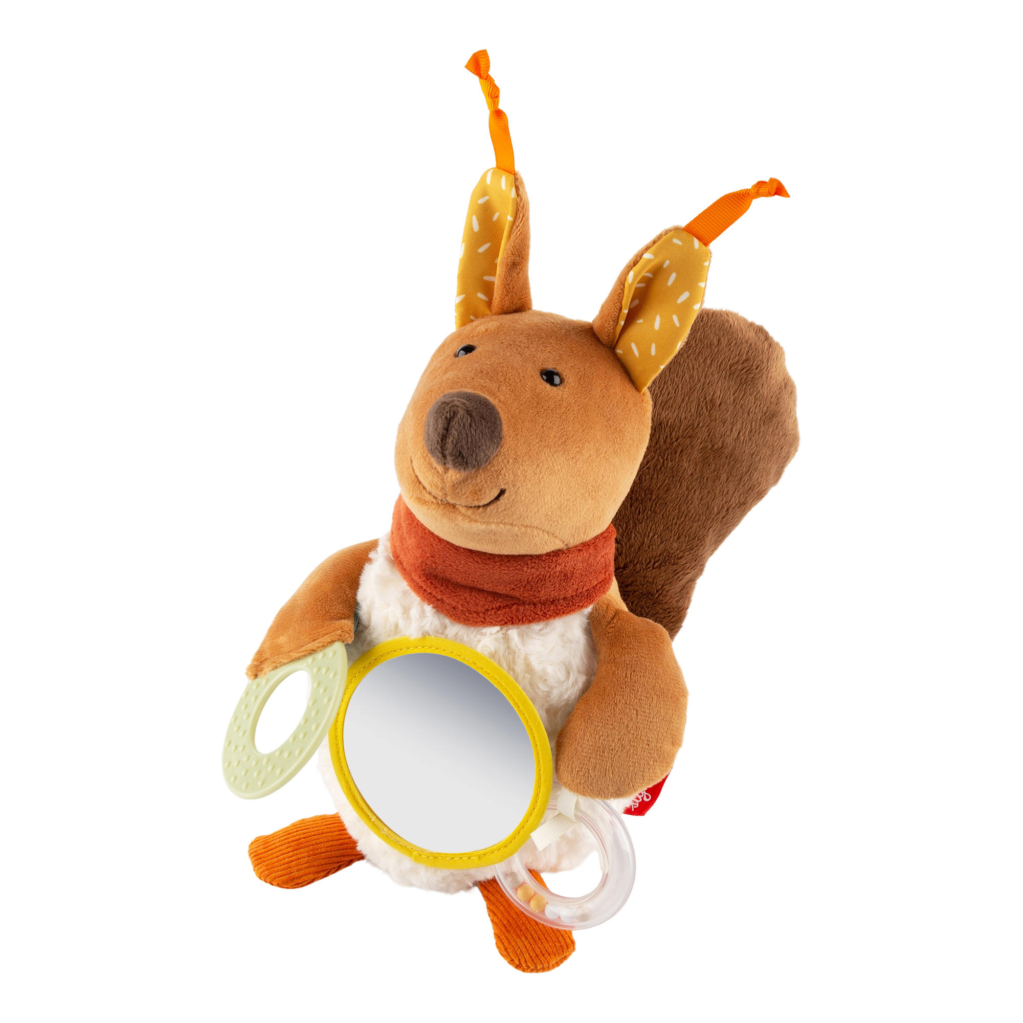 Baby activity plush toy squirrel Baby activity plush toy squirrel