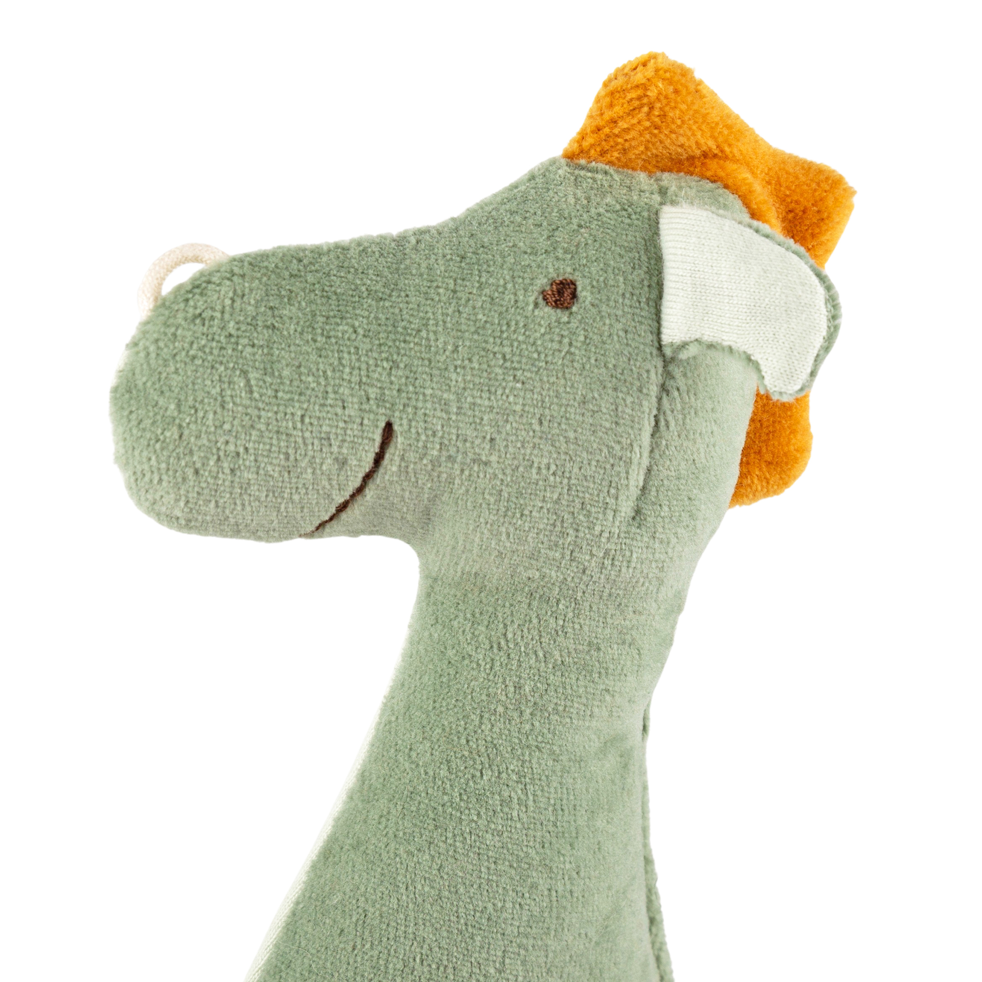 Baby cotton soft toy rattle dragon, sigibaby