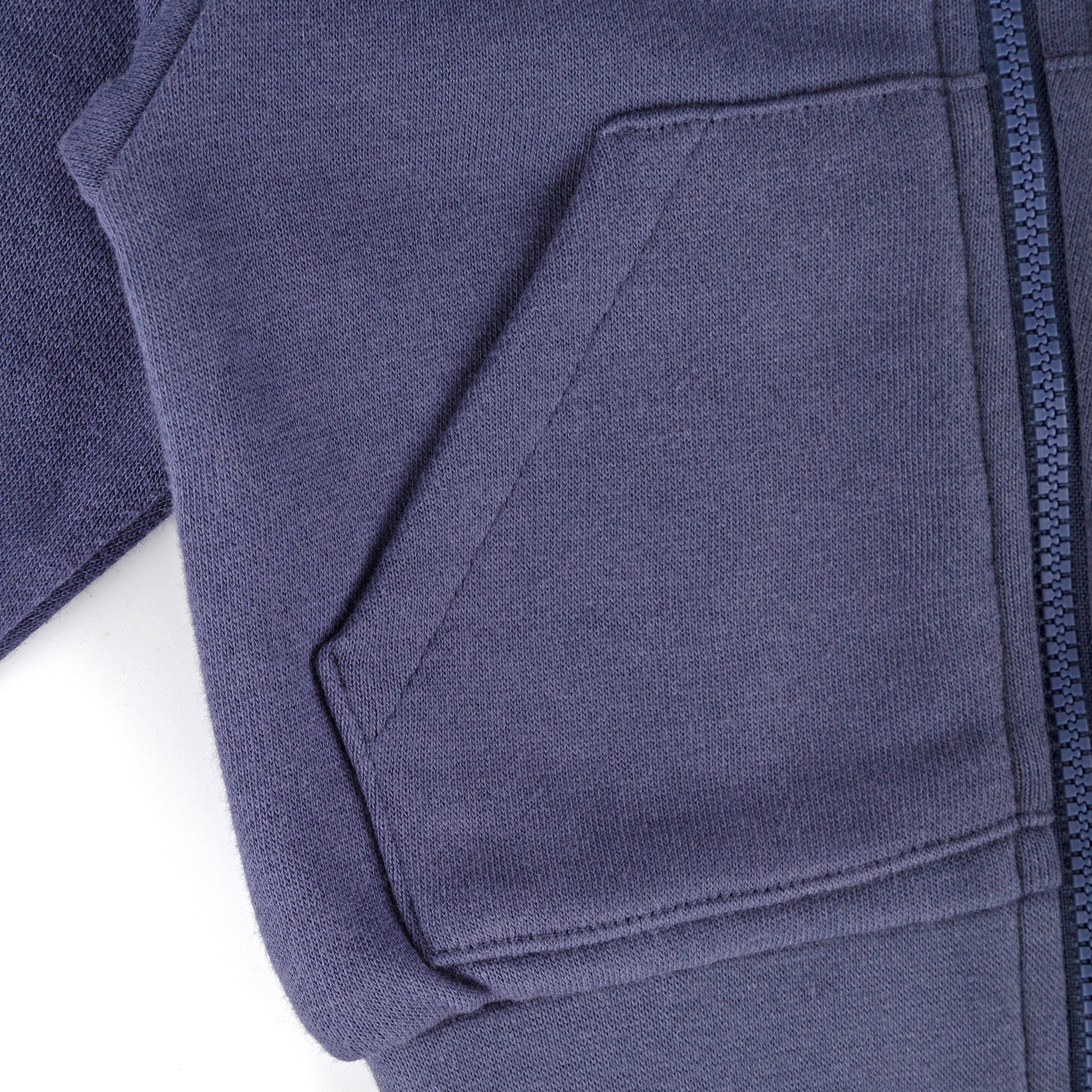 Baby Sweatjacke mit Schmetterling Motiv, blau