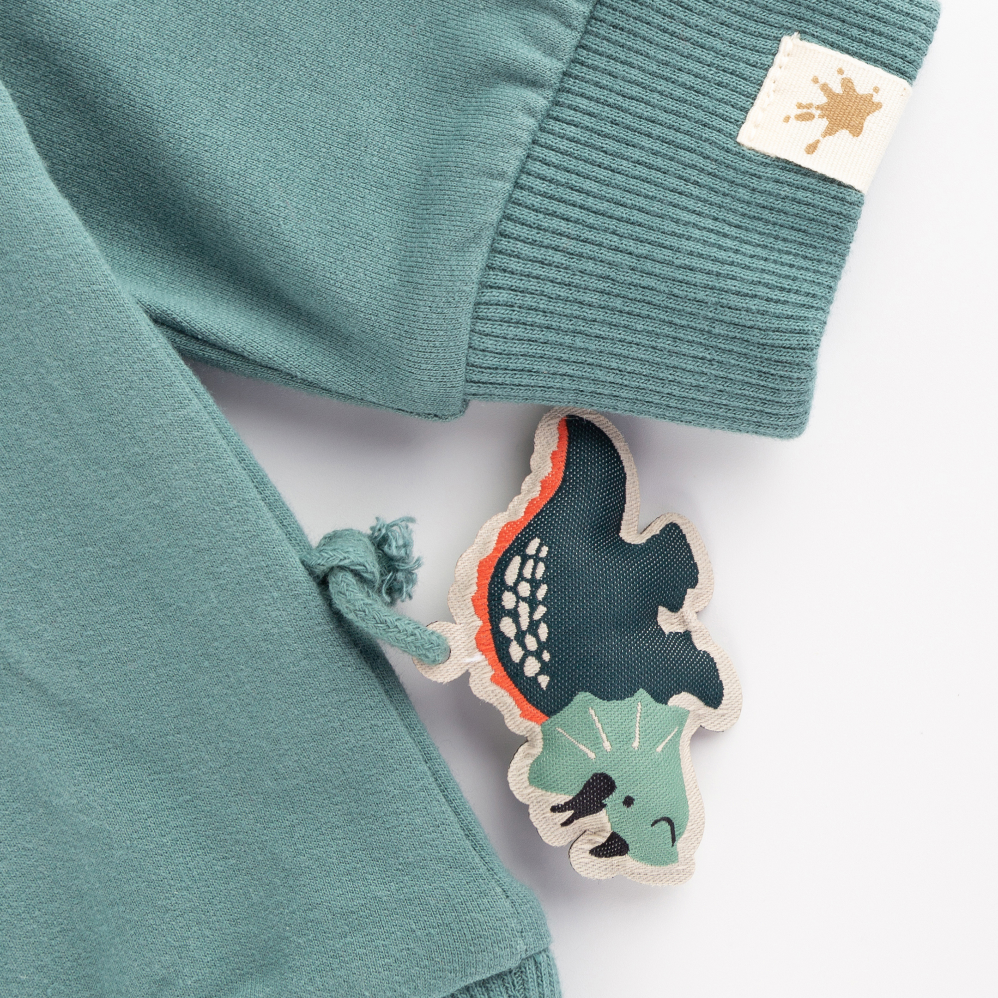 Green baby sweatshirt T-Rex, Dino World Green baby sweatshirt T-Rex, Dino World