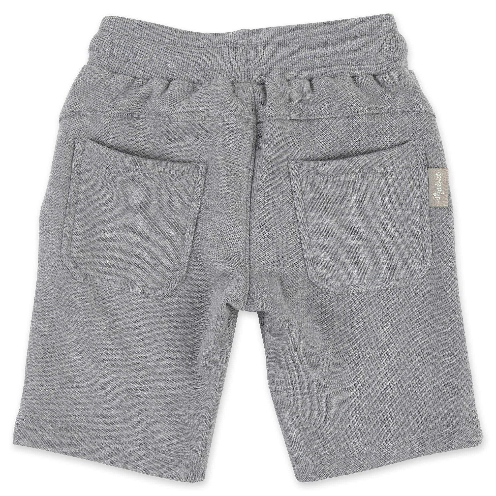 Comfy kids' sweat bermuda shorts, light grey