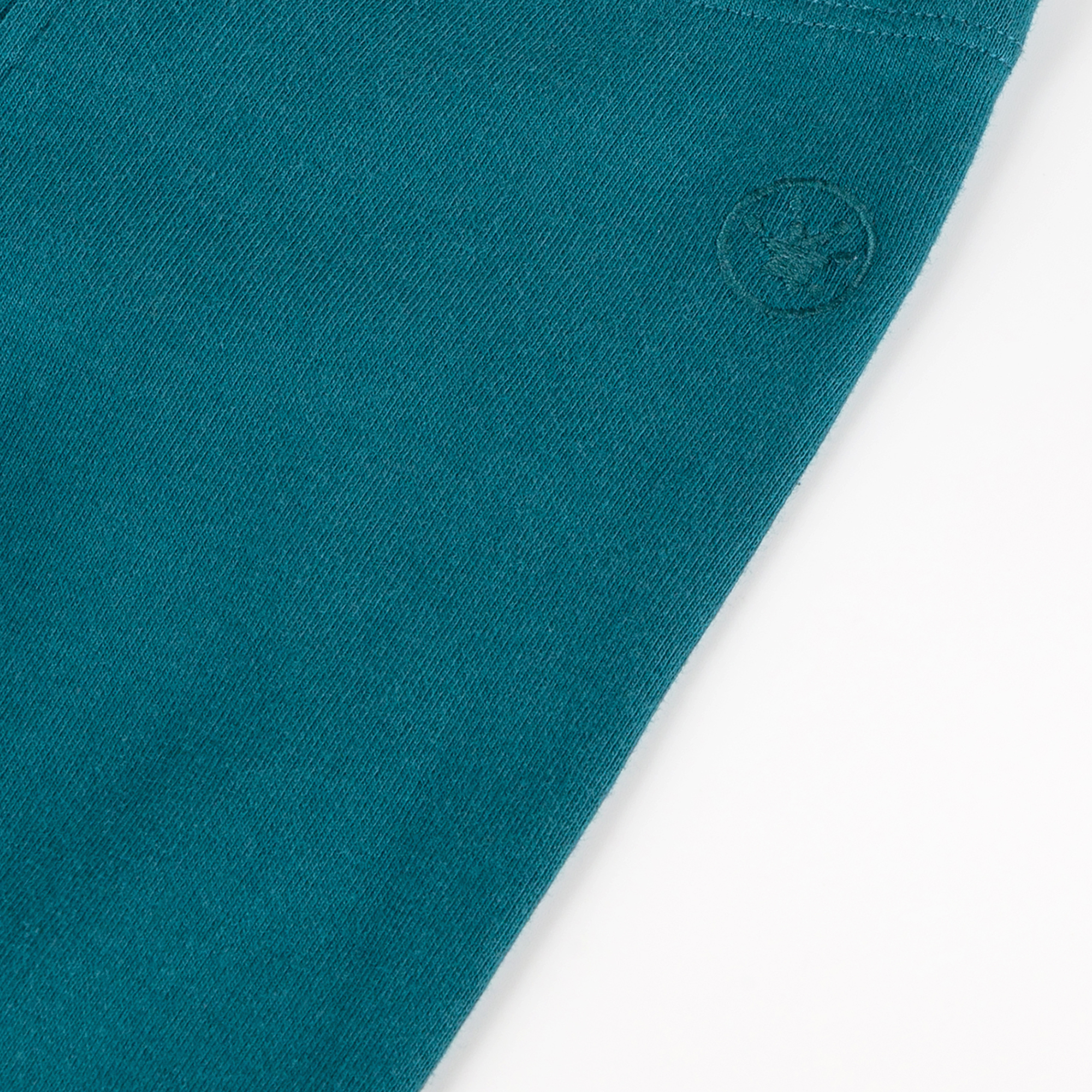 Children's rib knit leggings, teal blue