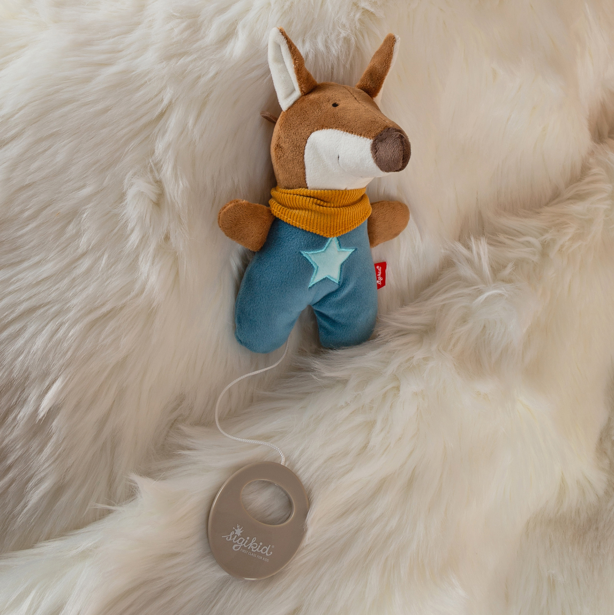 Musical mini baby plush toy fox Musical mini baby plush toy fox