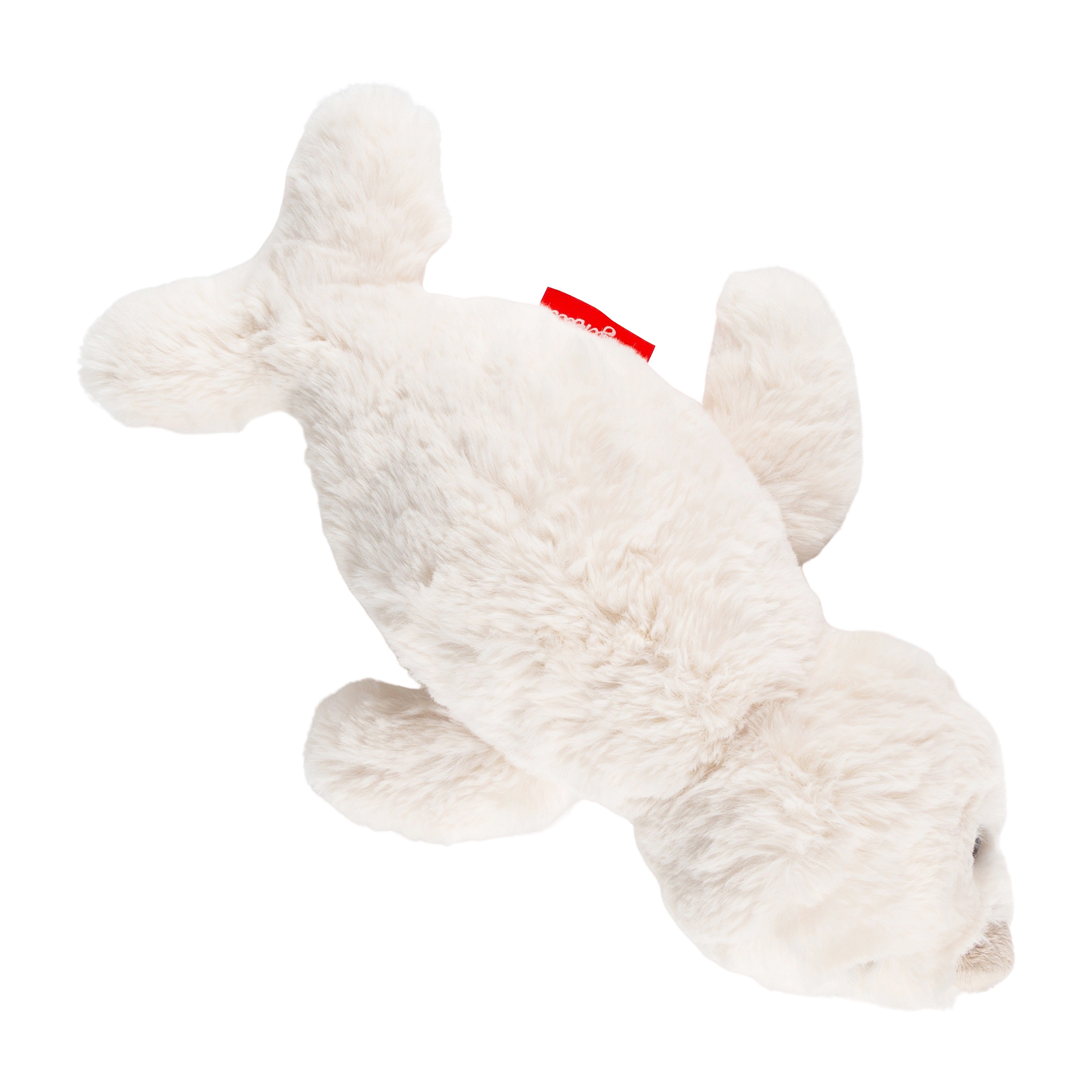 Silky soft plush toy seal pup, white