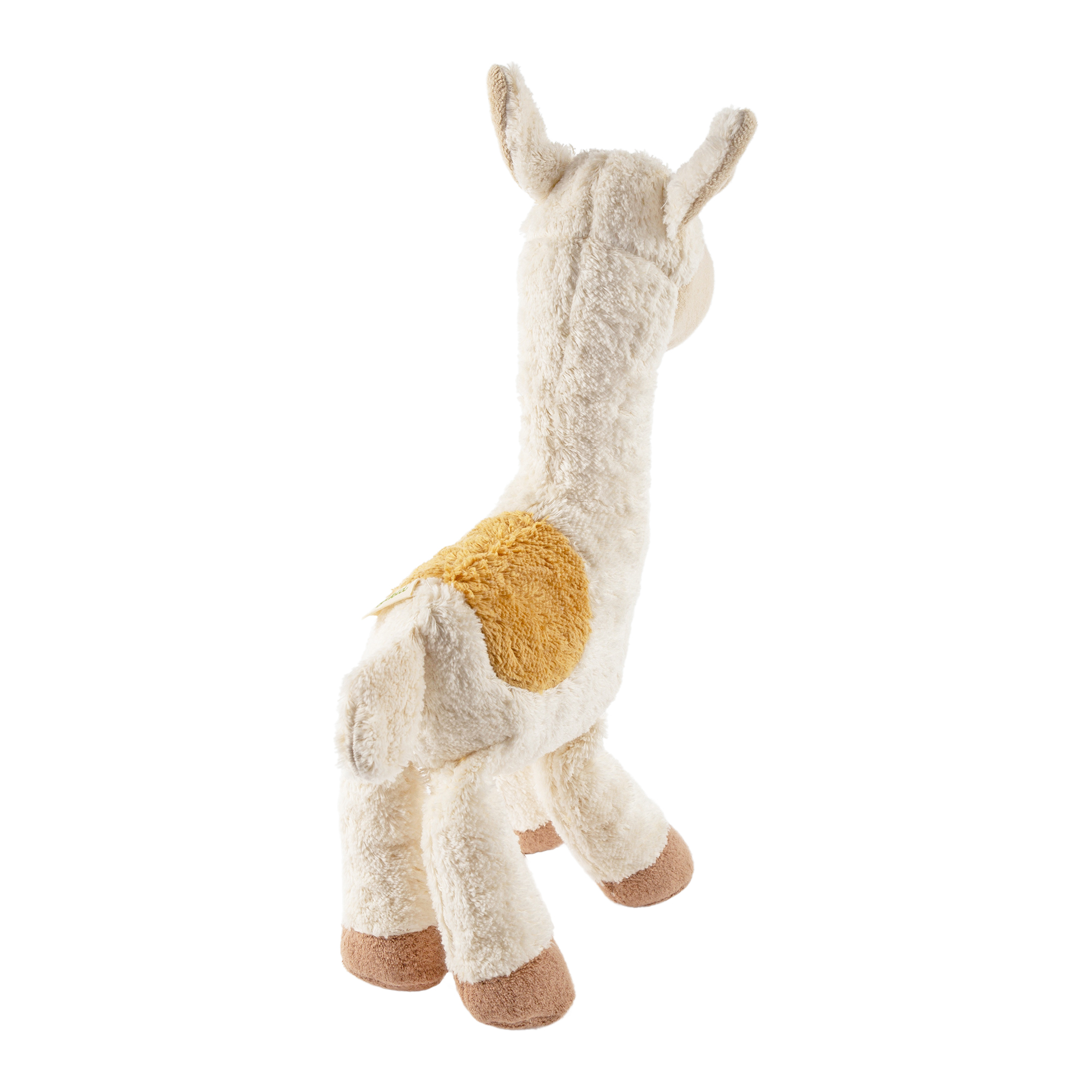 Organic soft toy alpaca, Green Collection