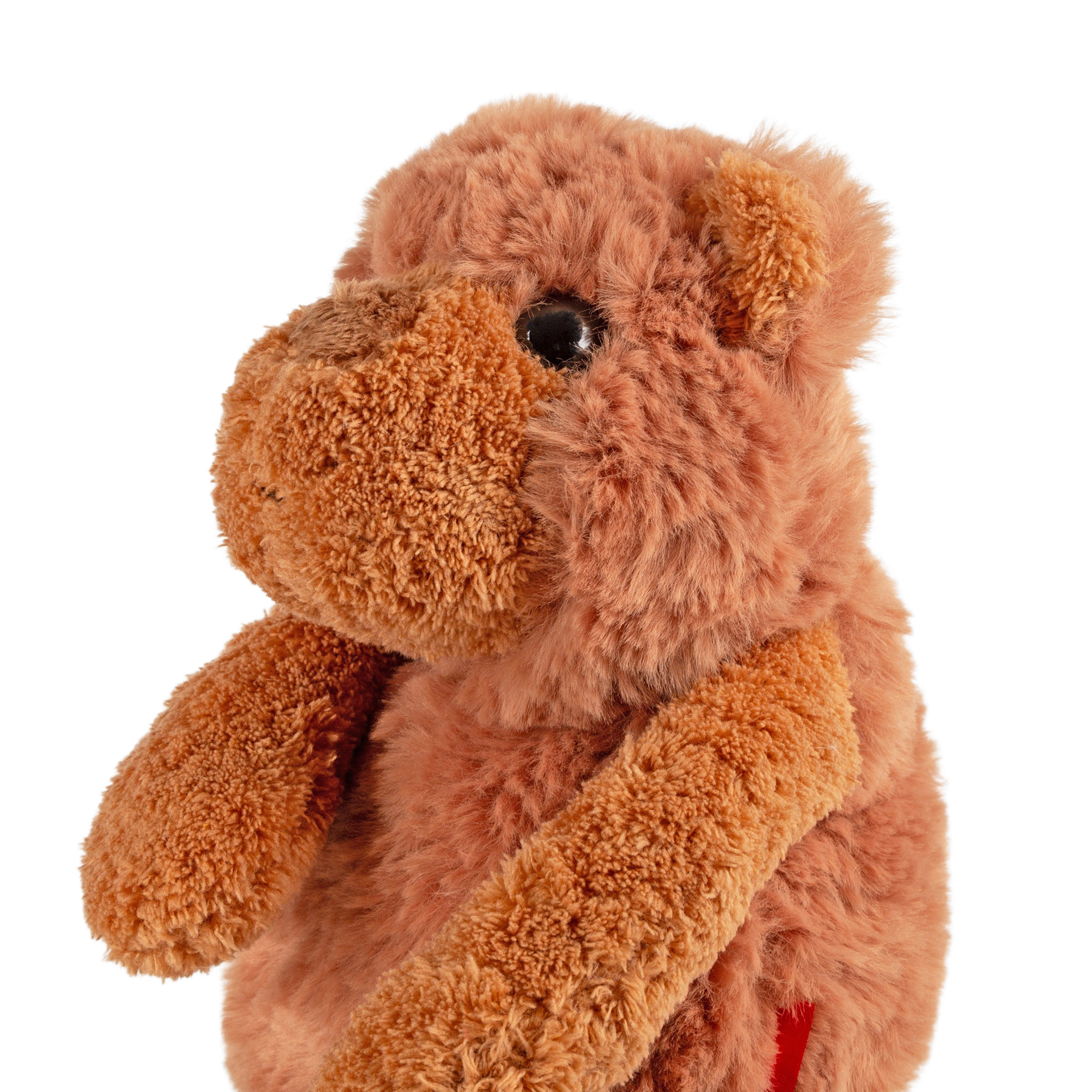Kuscheltier Bär liegend braun, Flauscherie