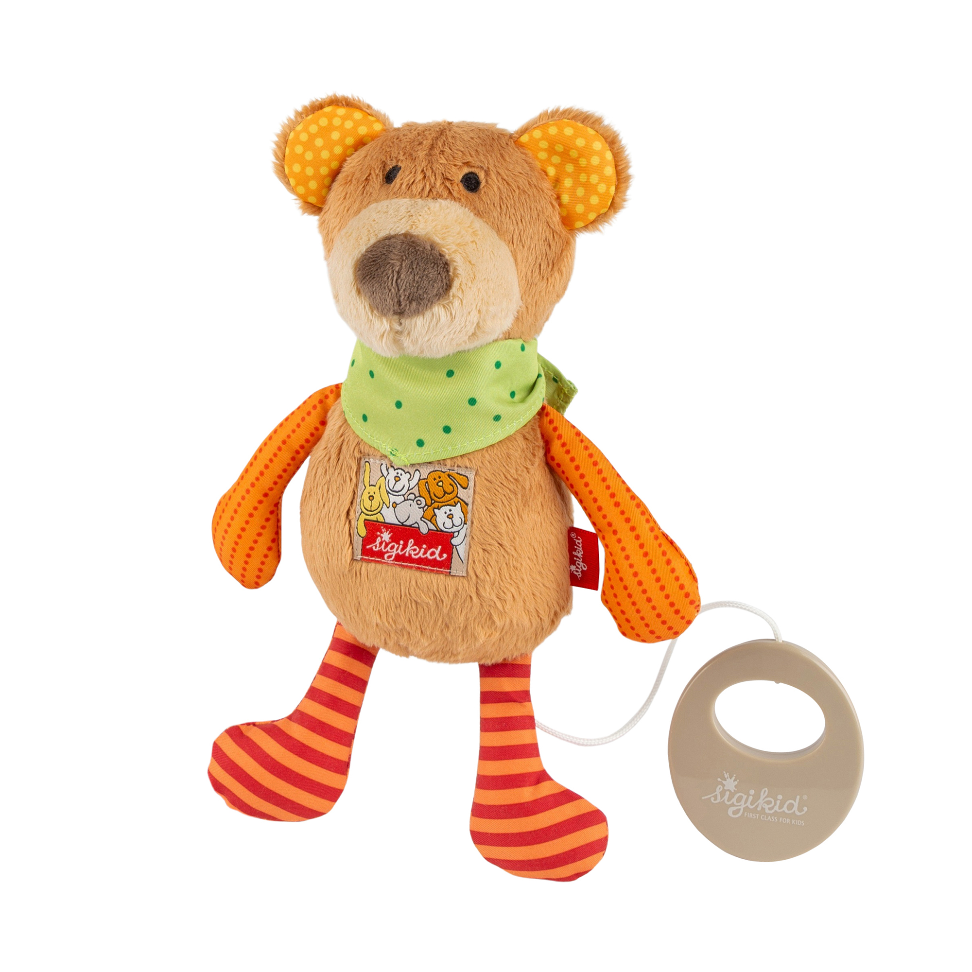 Musical plush teddy bear