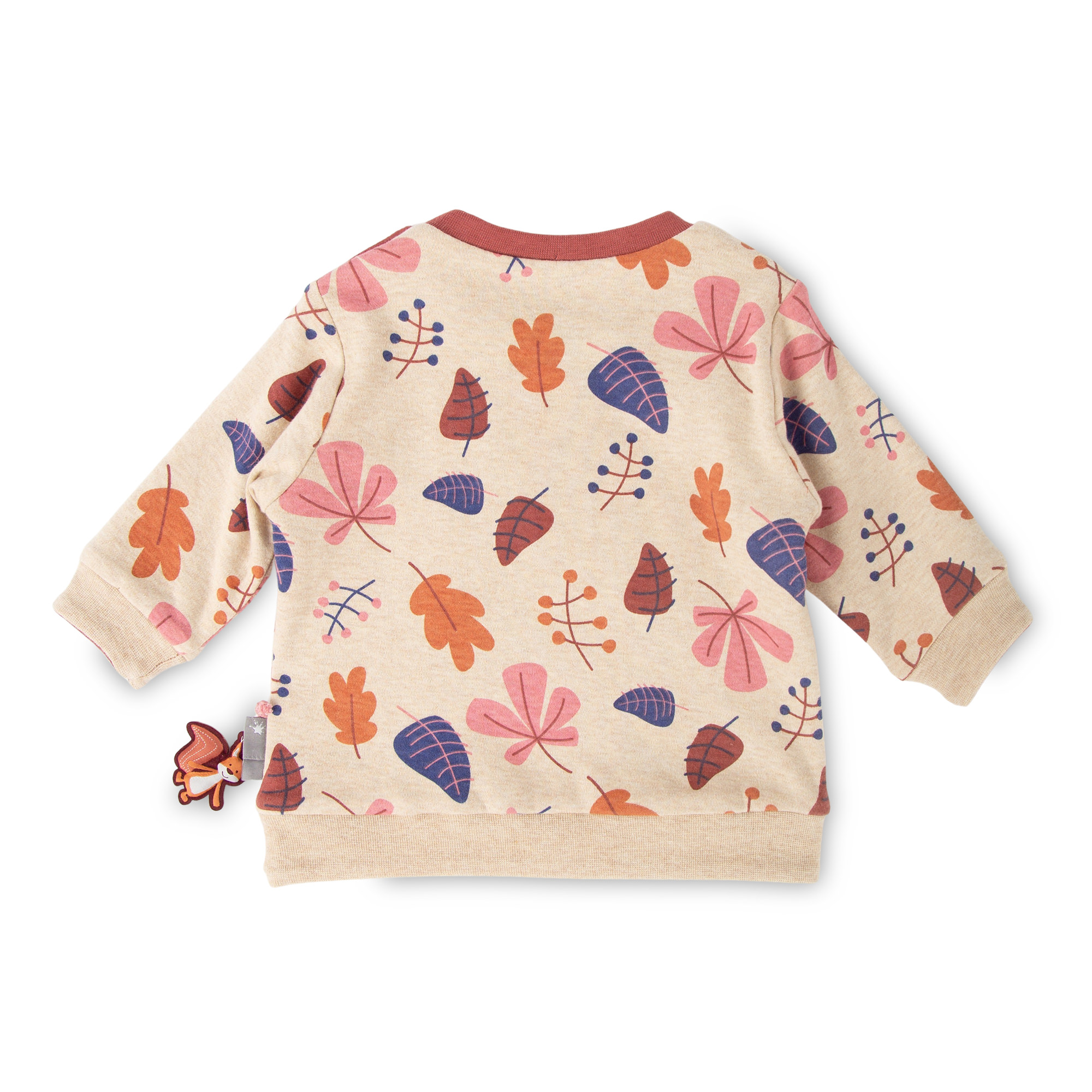 Reversible baby sweater Autumn Forest