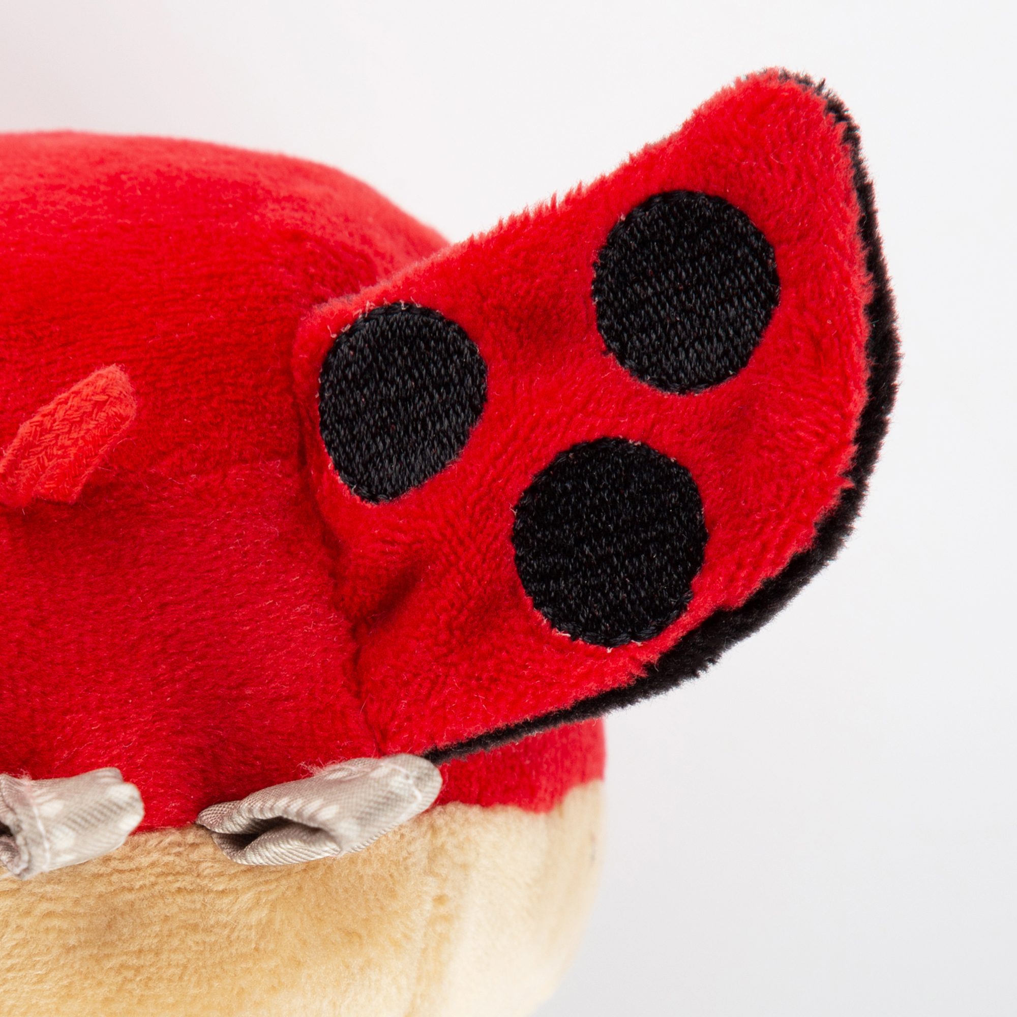 Baby plush ball ladybird, bell & rustle wings