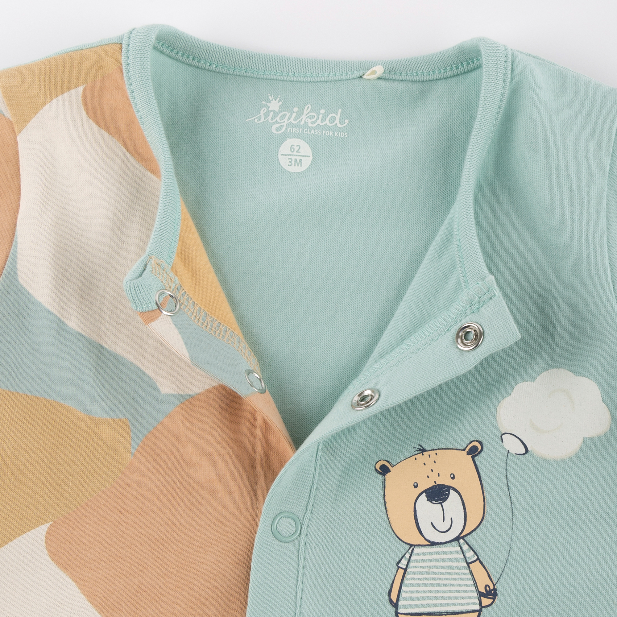 Baby long sleeve romper sleepsuit little bear