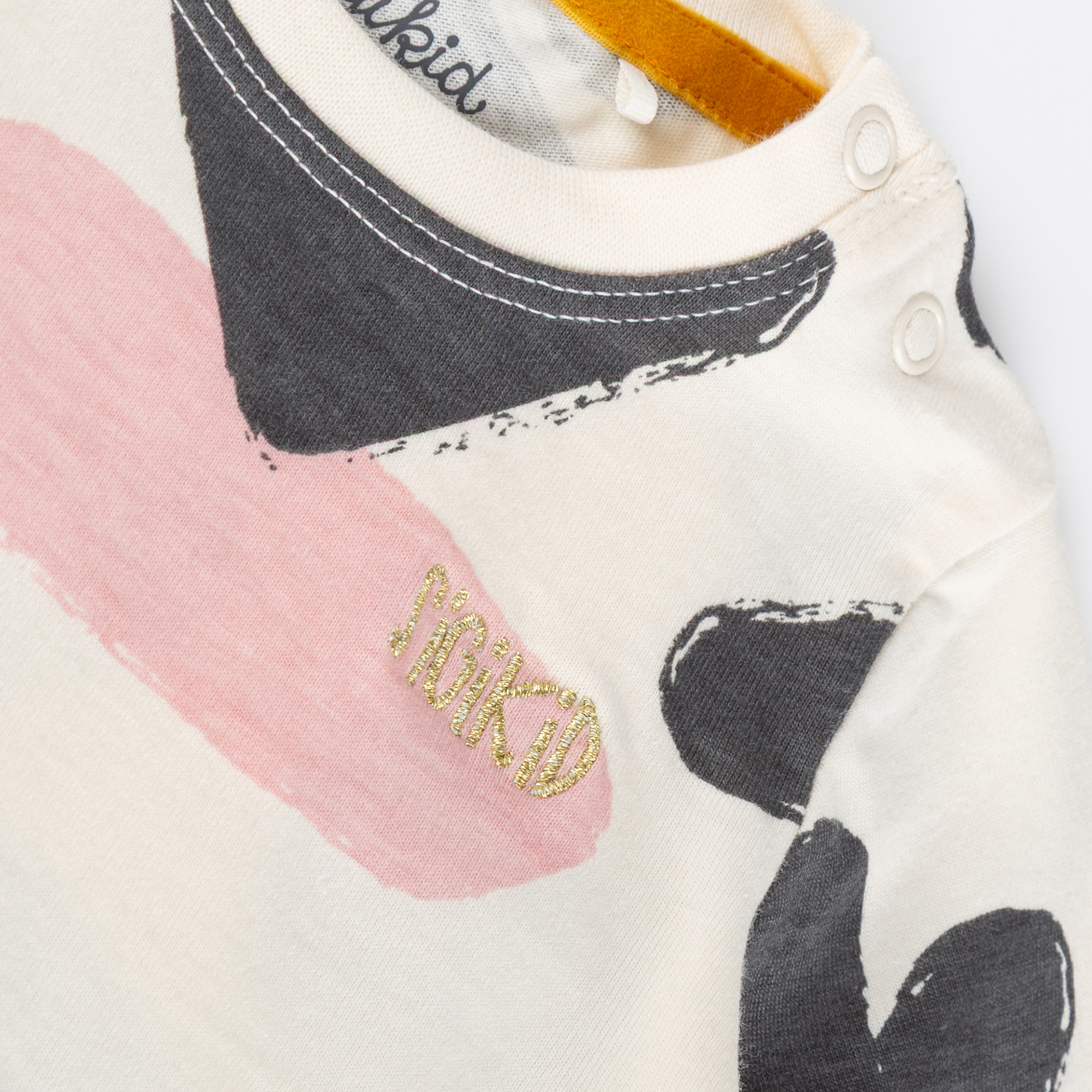 Baby Kleid Schneehase, bunter Print