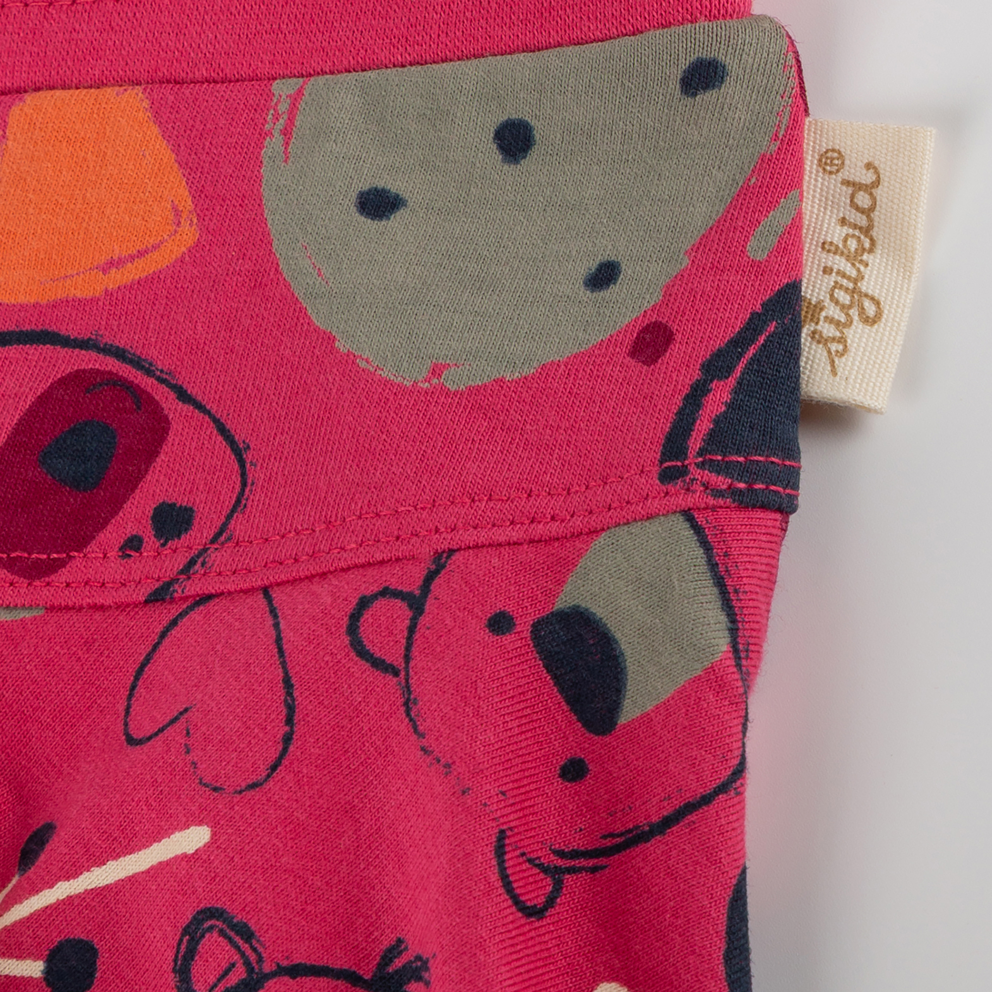 Girls' circle skirt Fancy Forest, elasticated waistband