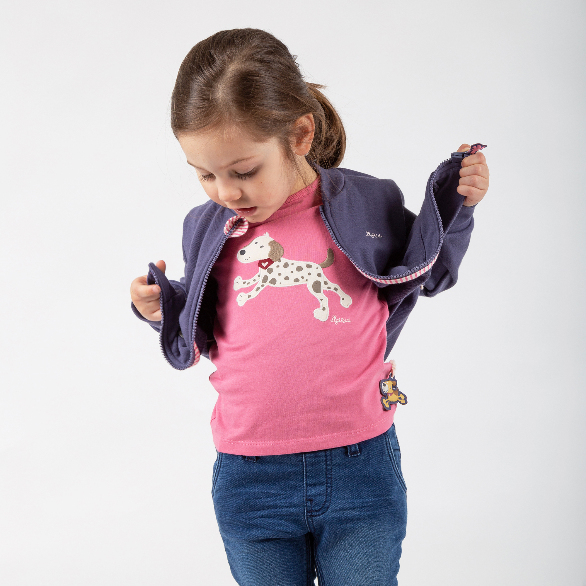 Kinder T-Shirt Hund Funny Dog, rosa Kinder T-Shirt Hund Funny Dog, rosa