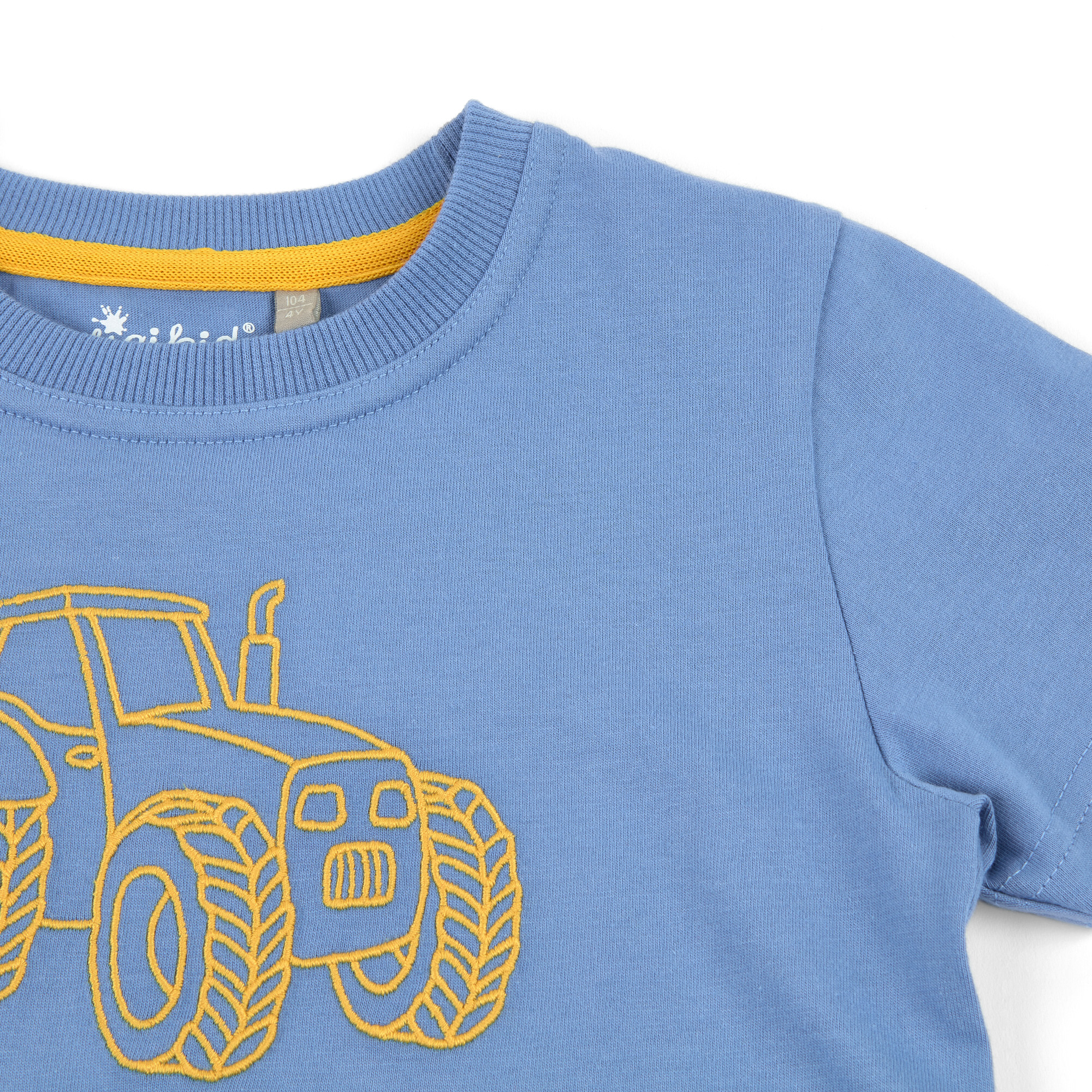 Light blue kids' T-shirt tractor