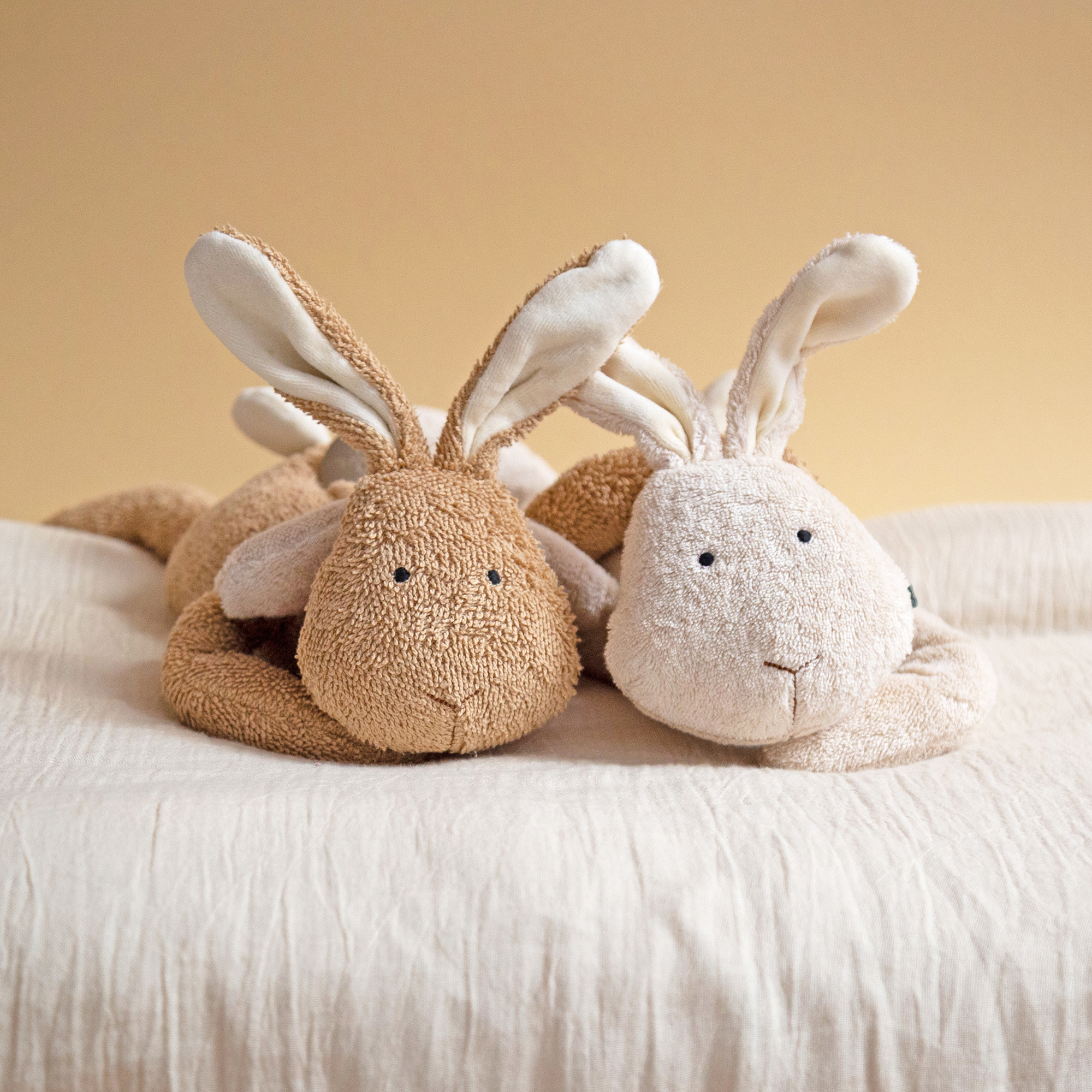 Mom's musical bunny Mamilodie for pregnancy, brown