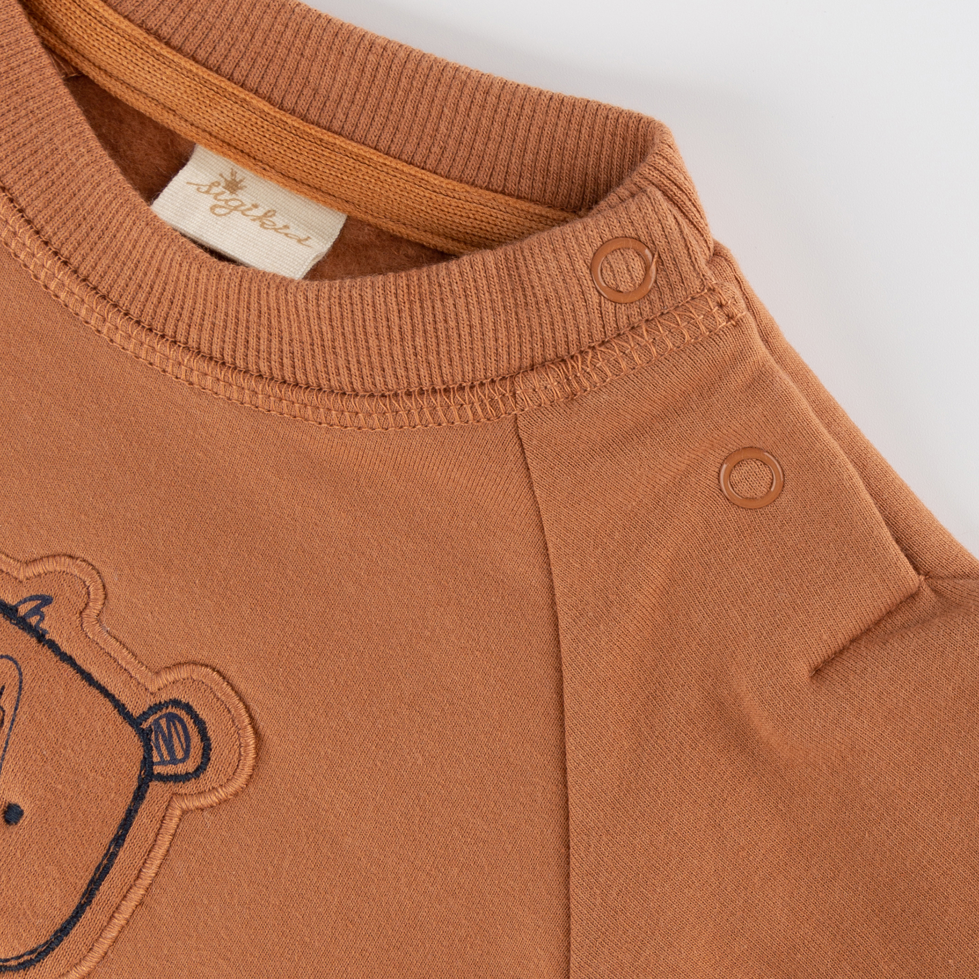 Baby Sweatshirt mit Bären Motiv, braun