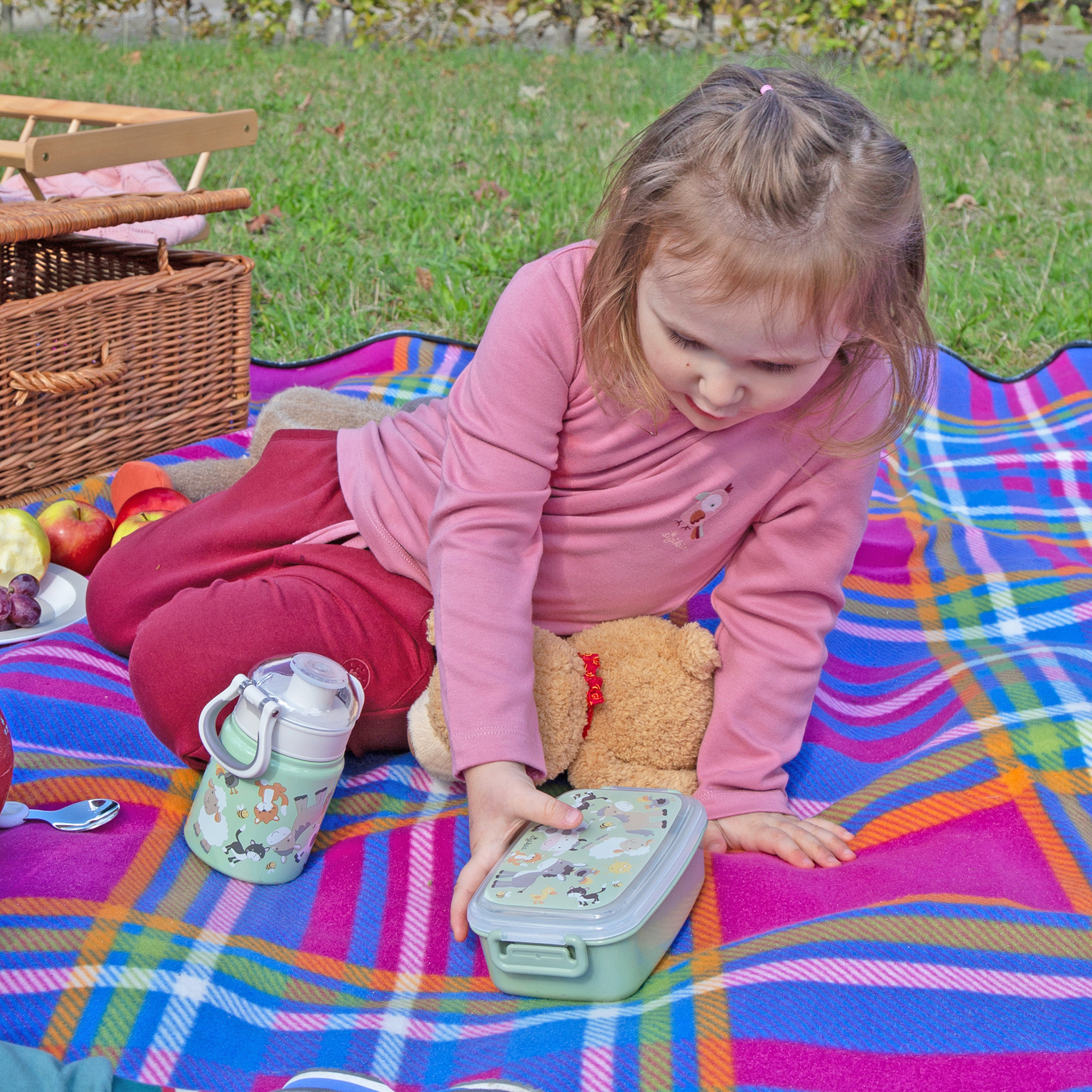 Kinder Brotbox Bauernhof