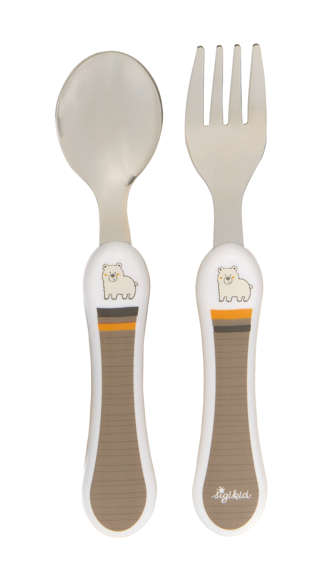 Children's cutlery set fork and spoon, HoniBoniBear Children's cutlery set fork and spoon, HoniBoniBear