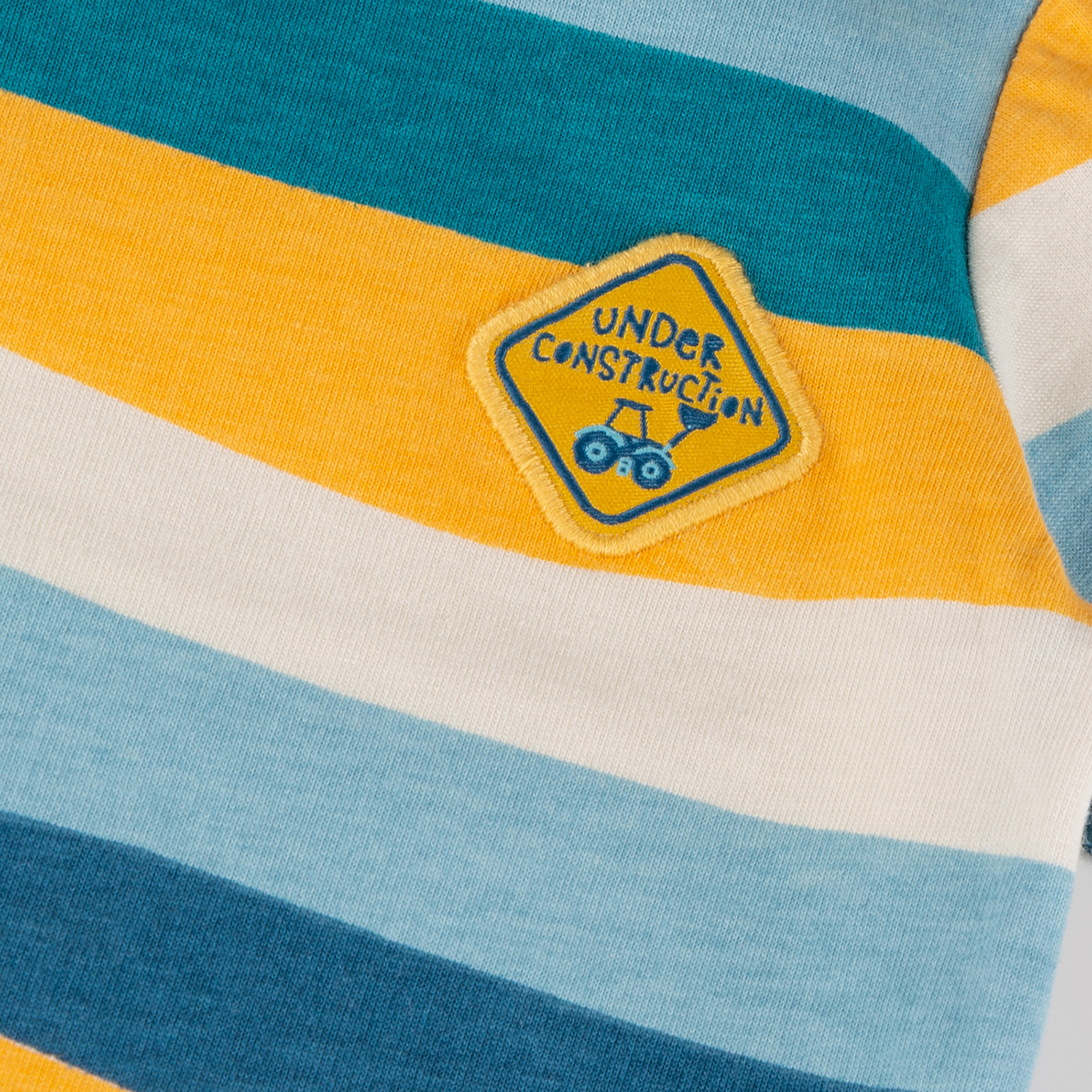 Striped baby T-shirt, Tractor & Co