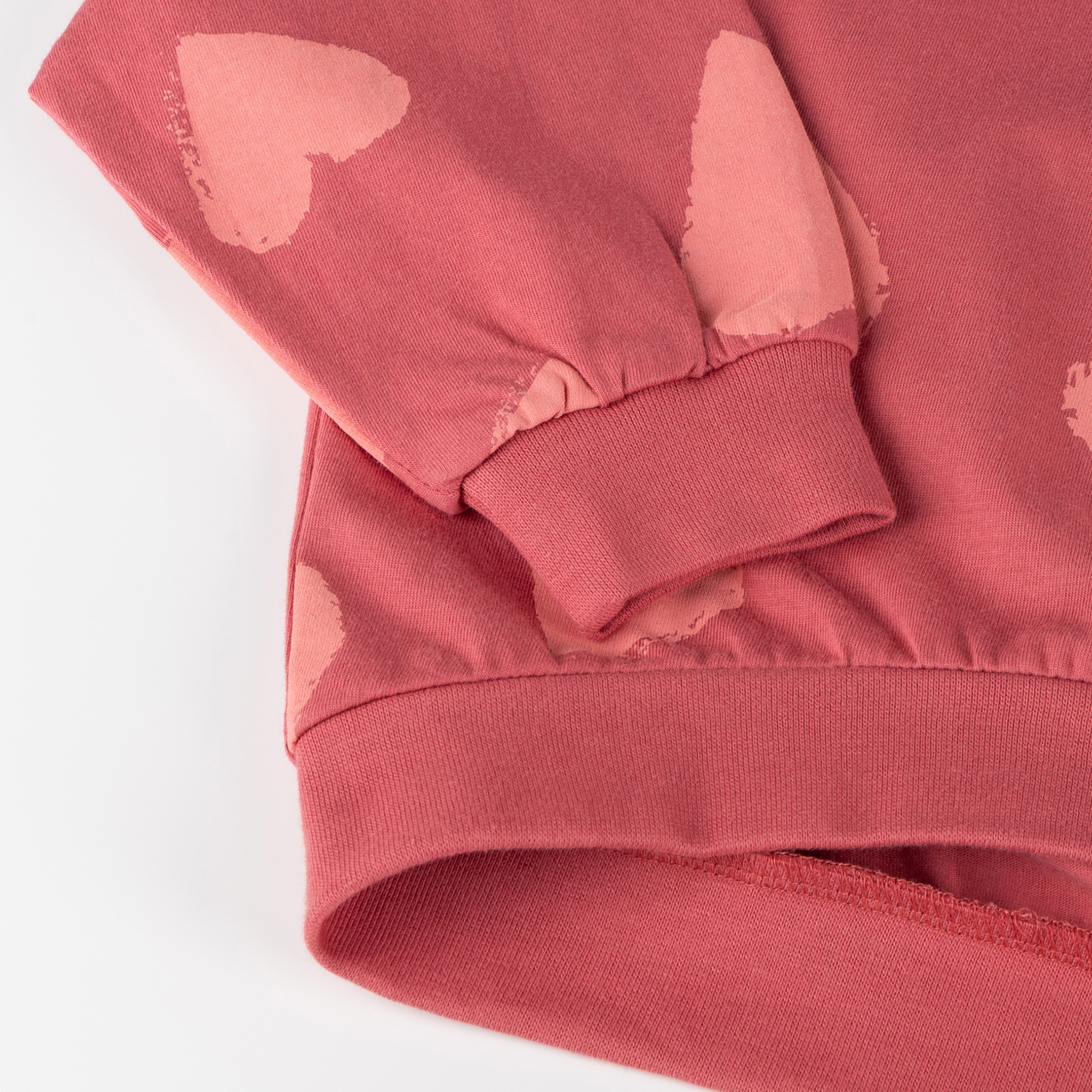 Kids' relaxed long sleeve Tee hearts, Spring Birds