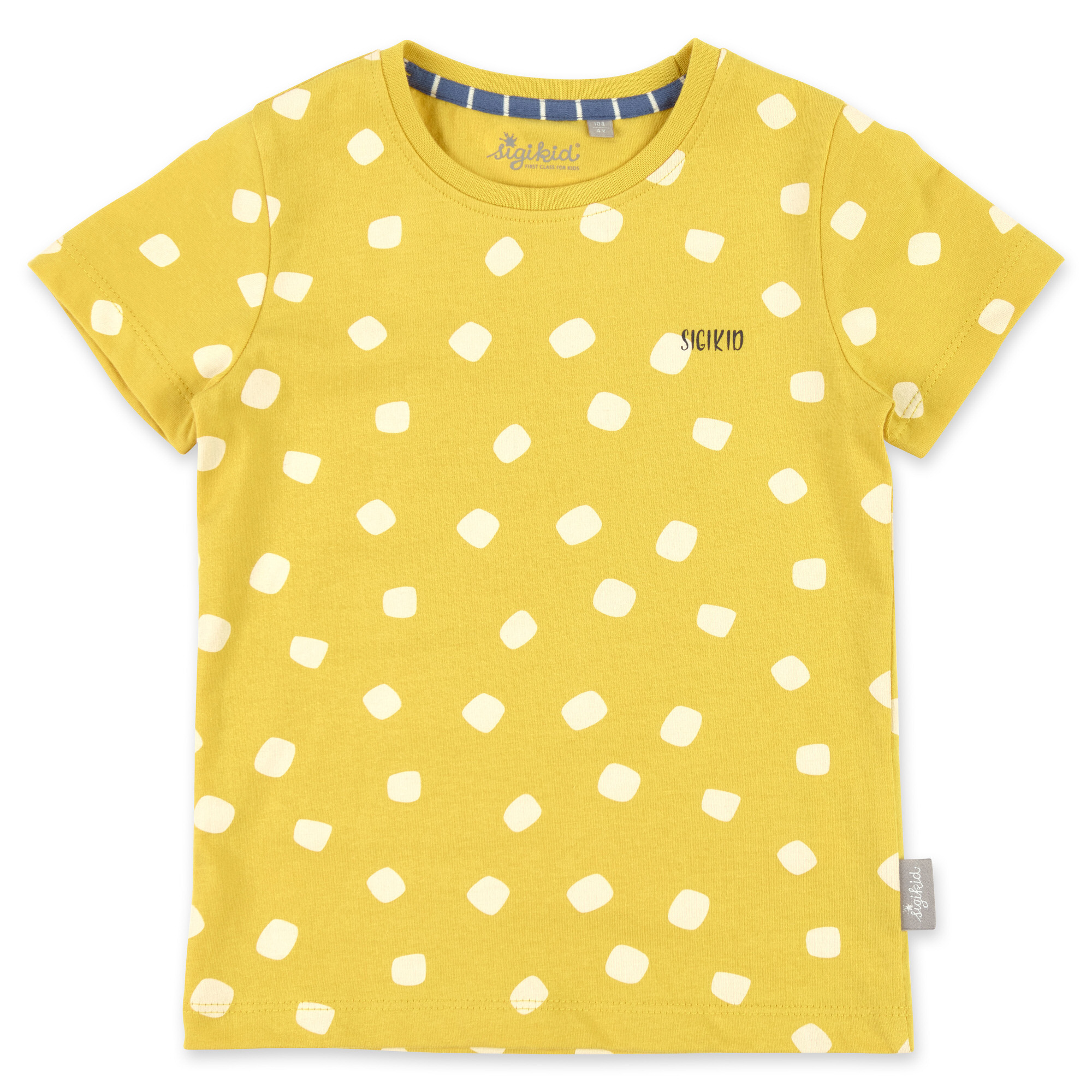 Kurzer Kinder Sommer Schlafanzug Giraffe, gelb-blau