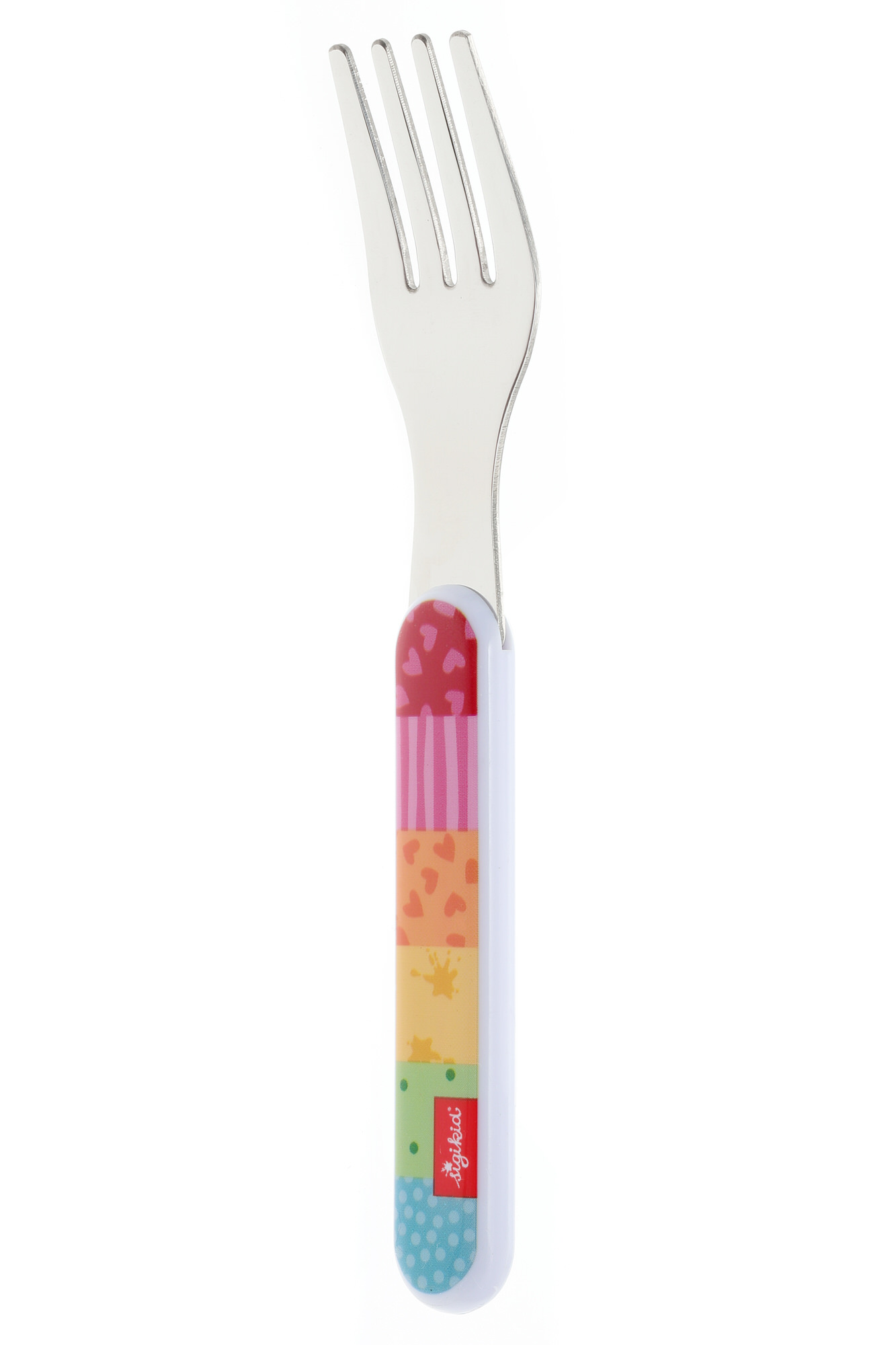 Children's cutlery set fork and spoon, Rainbow Rabbit