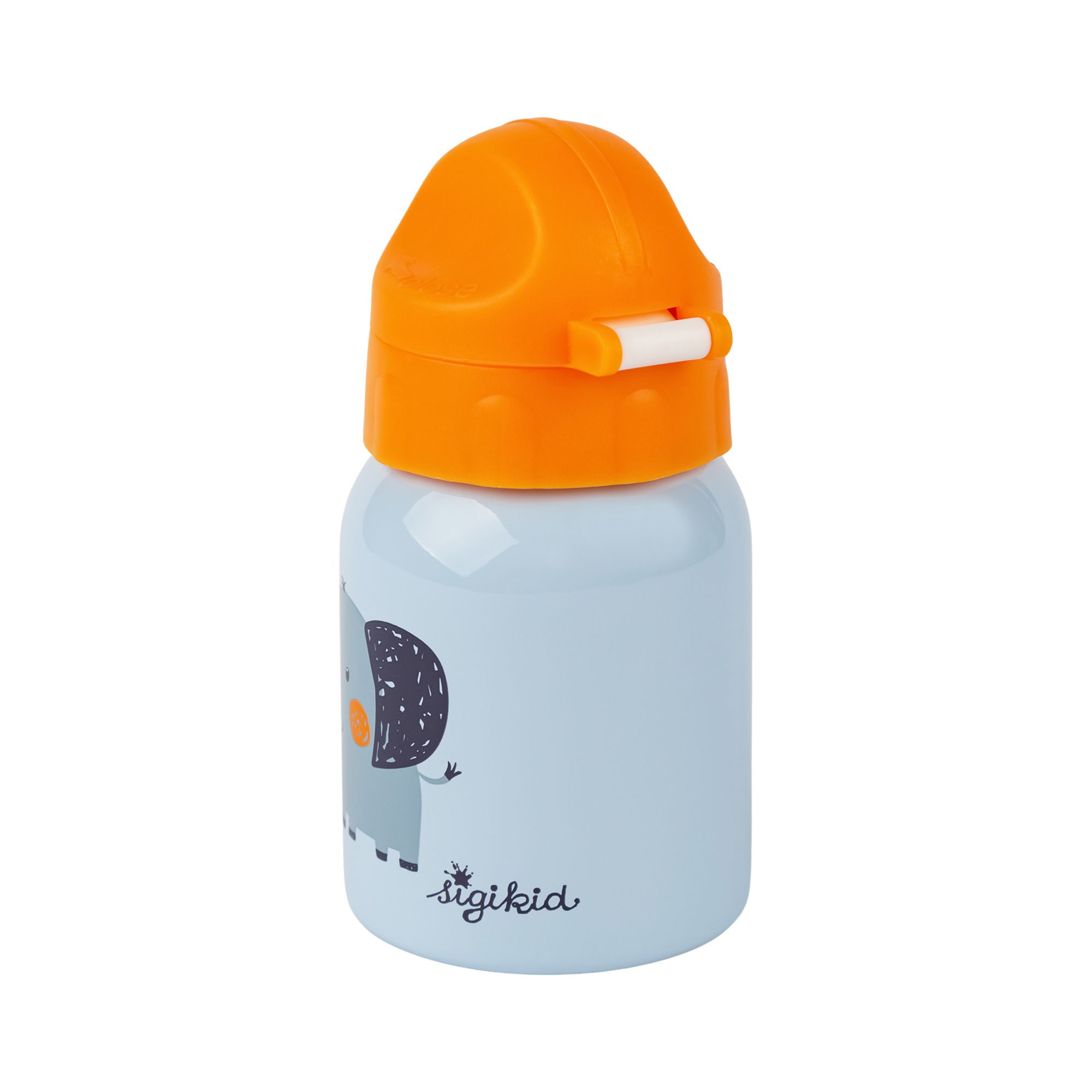 Kinder Set 250 ml Edelstahl-Trinkflasche und Brotbox, Elefant