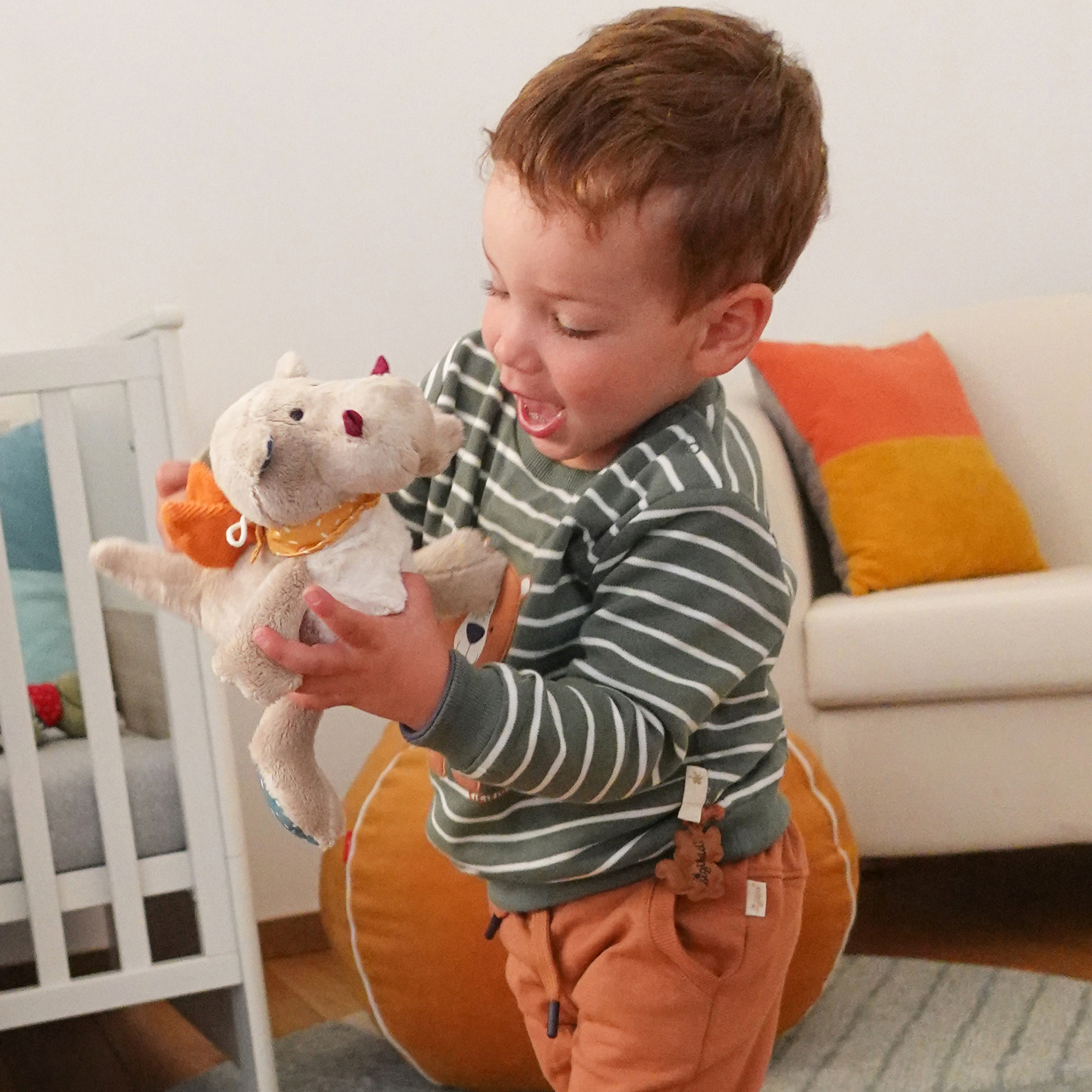 Musical soft toy dragon Musical soft toy dragon
