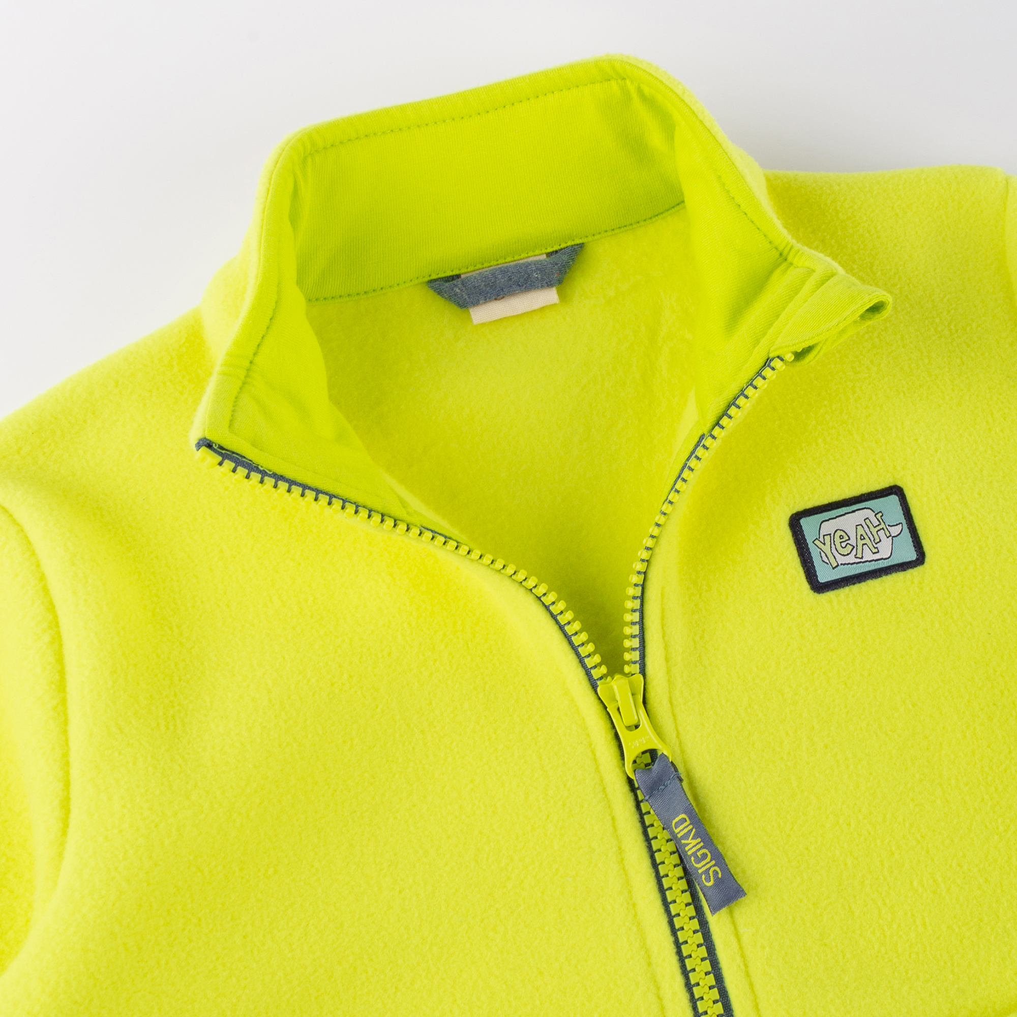 Kinder Fleecejacke Sporty Dino, gelb Kinder Fleecejacke Sporty Dino, gelb