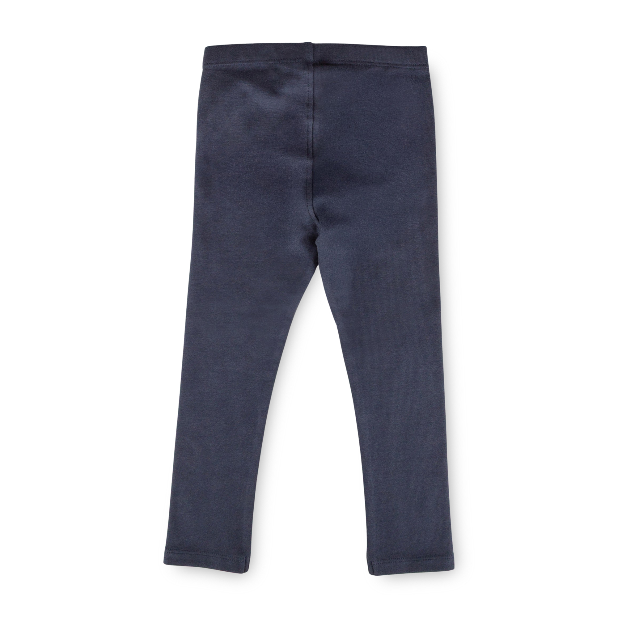 Children's rib knit leggings, dark blue