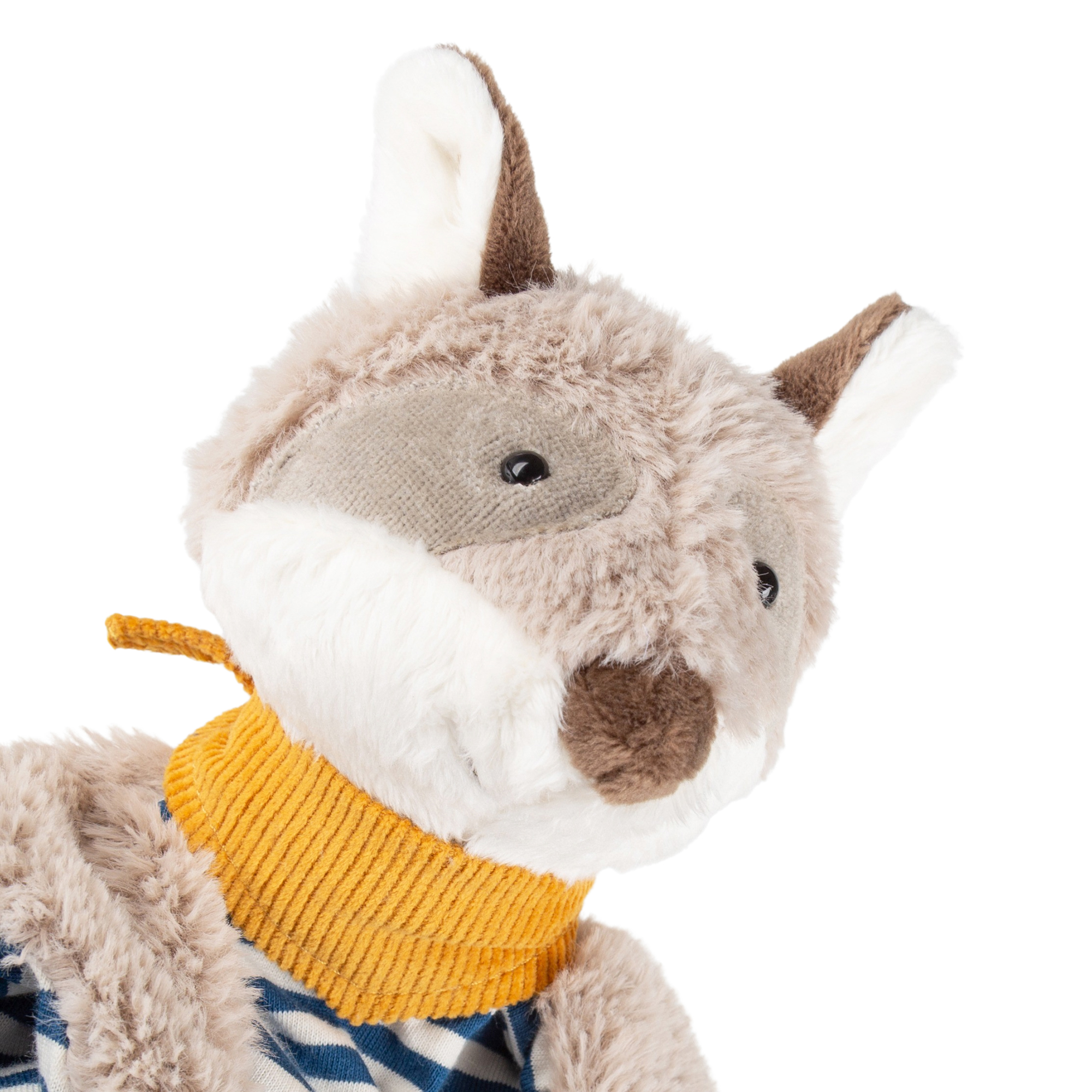 Baby blankie racoon, blue