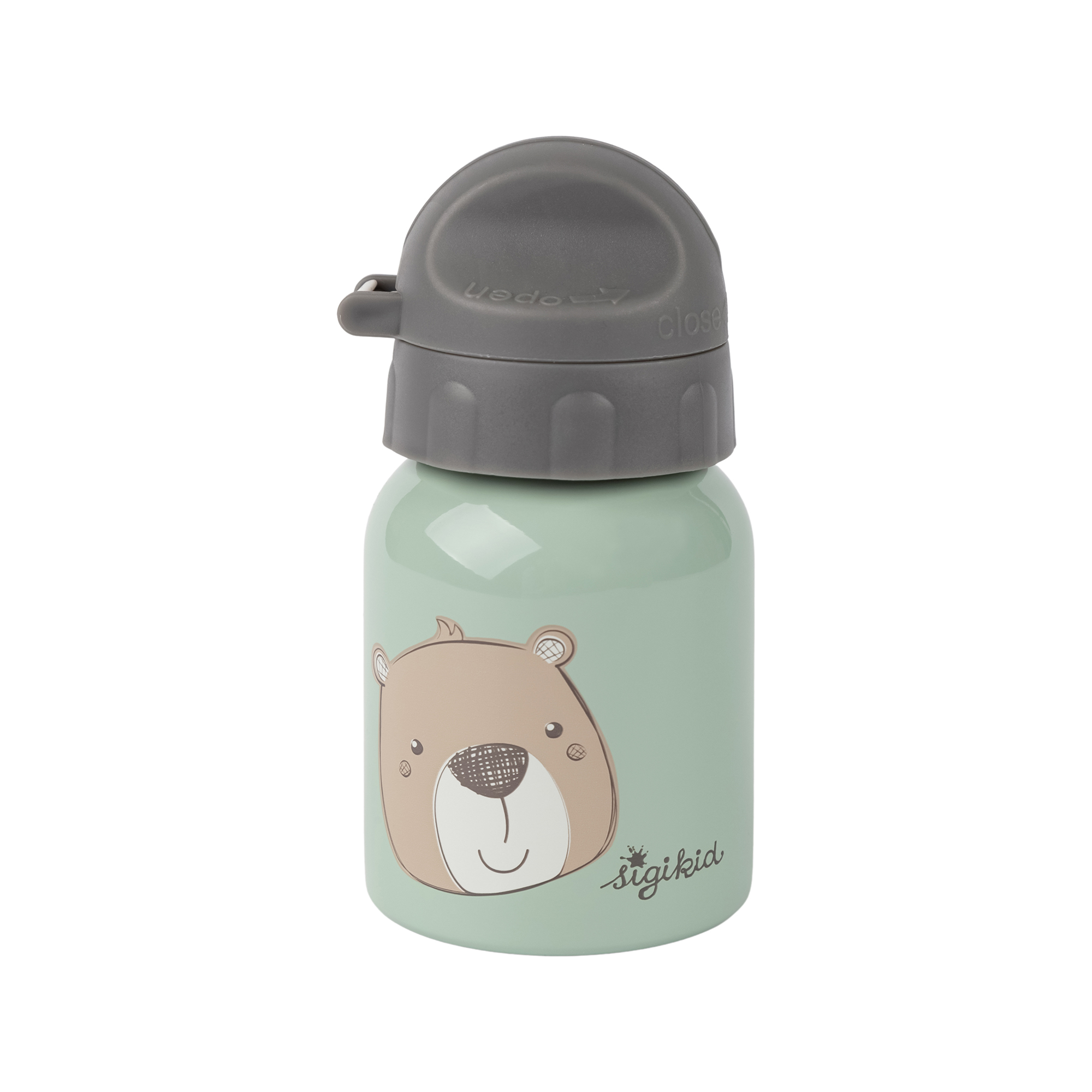 Kids' drink bottle bear 250 ml, stainless steel Kids' drink bottle bear 250 ml, stainless steel