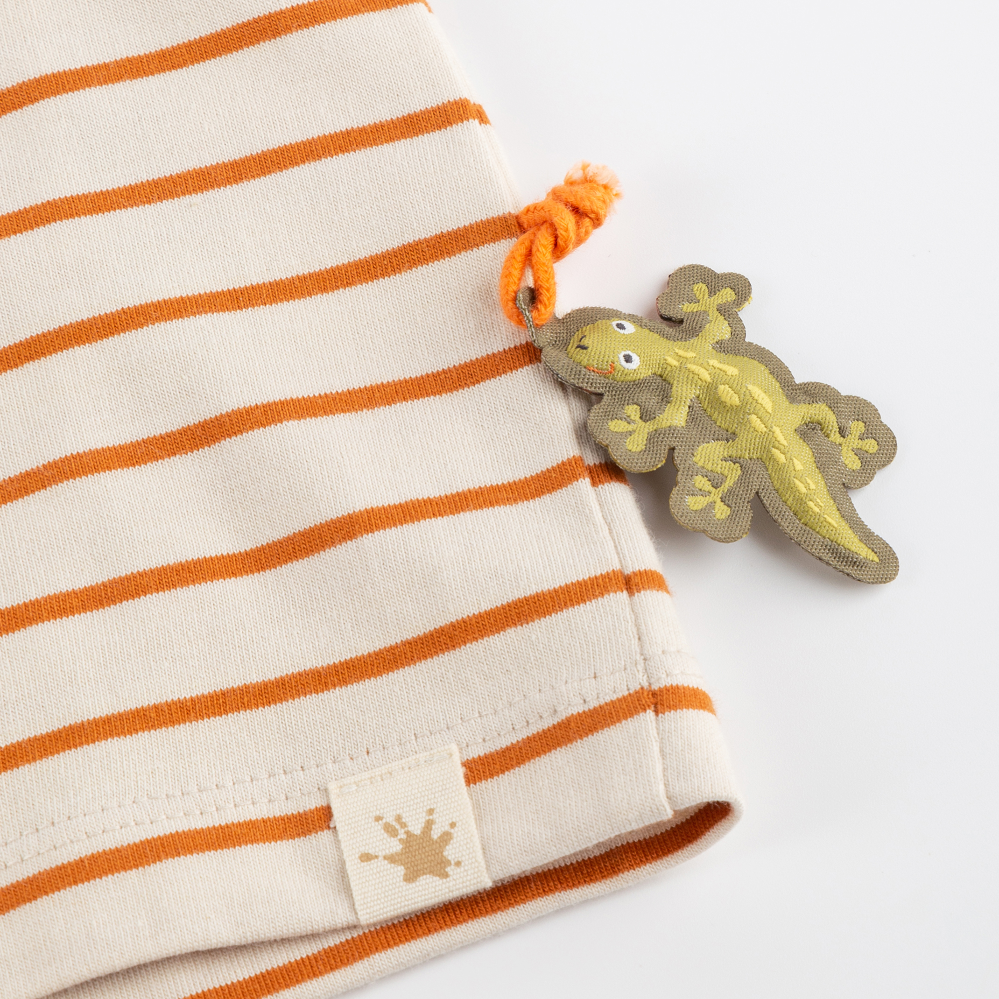 Striped children's T-shirt gecko, Jungle