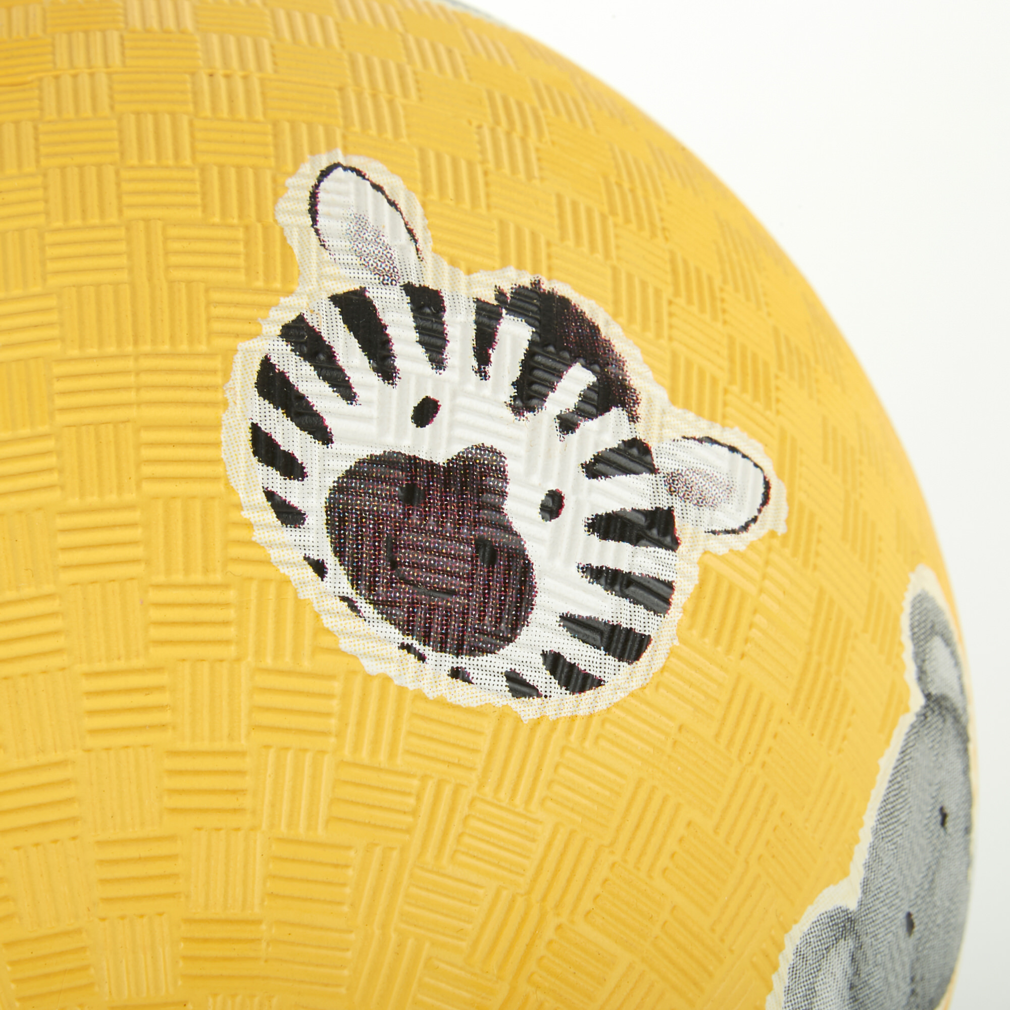 Rubber ball zoo animals, yellow Rubber ball zoo animals, yellow