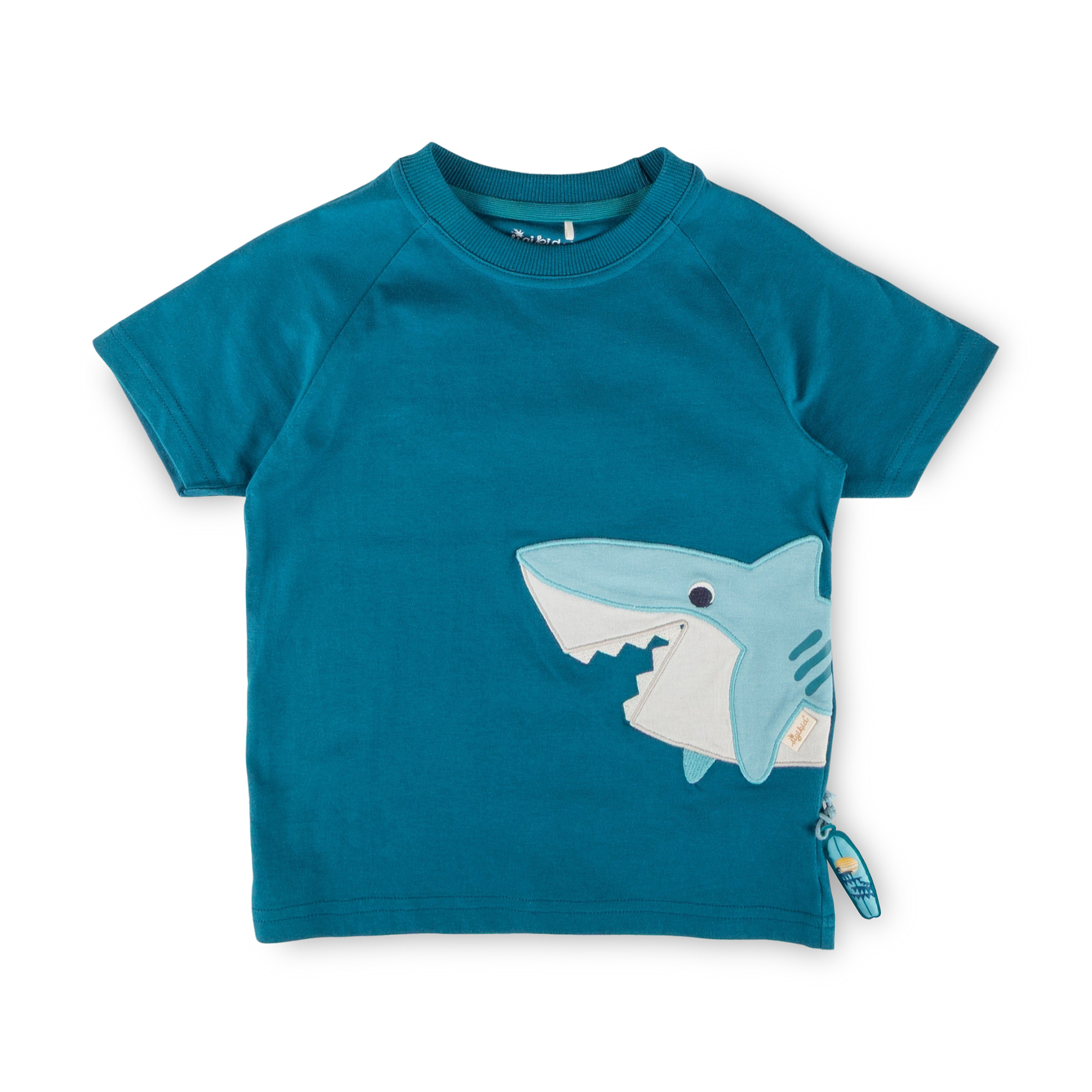Children's T-shirt shark, Blue & Bright