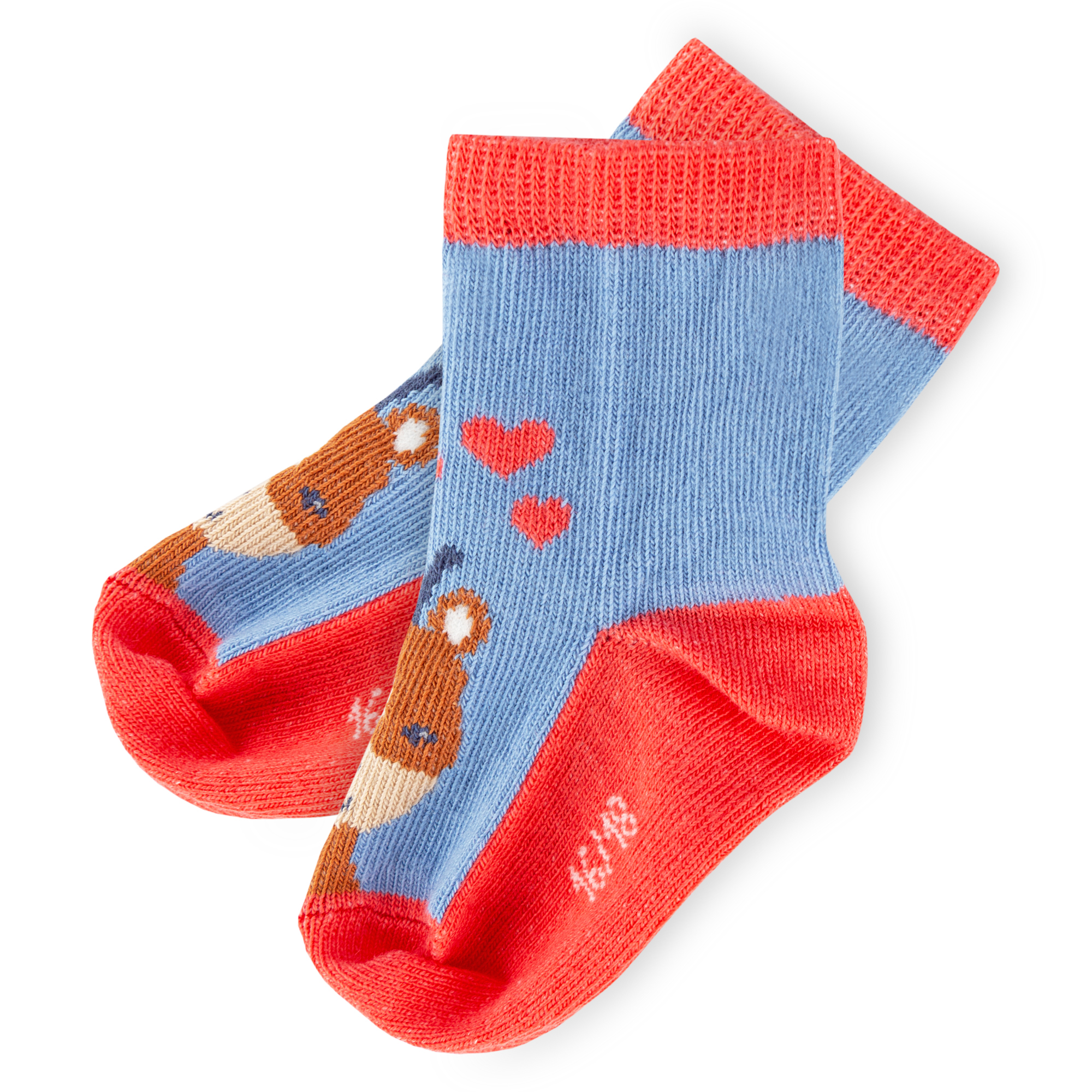 Set of 3 different pairs baby socks, Funny Horse collection